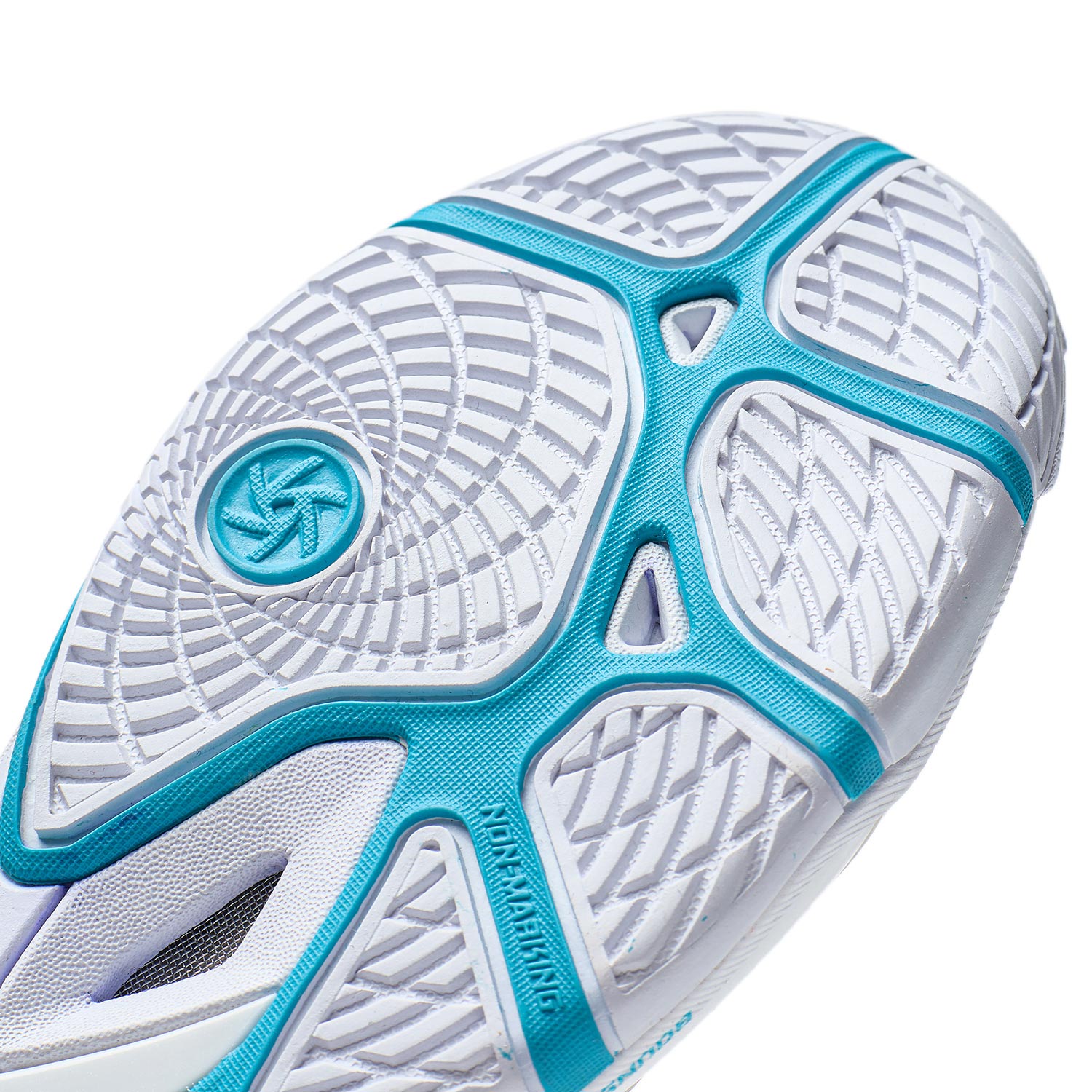 Unisex Tabletennis shoe Hawk Eye 2.0 Pro - white/light-blue - APPT009-6 EU 46 1/3 = US 12