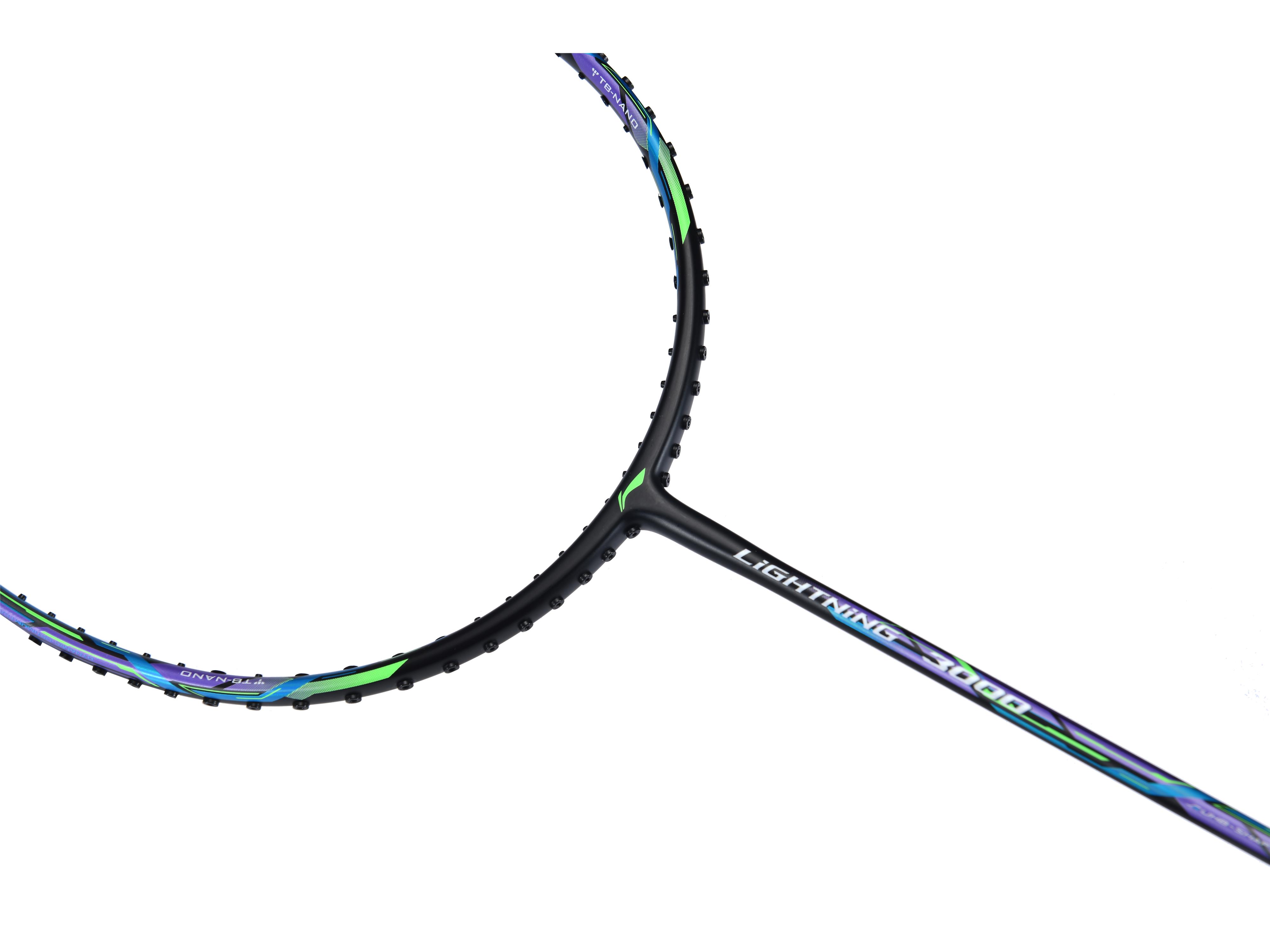 Badmintonracket Lightning 3000 unstrung Grey-Black - AYPQ132-1