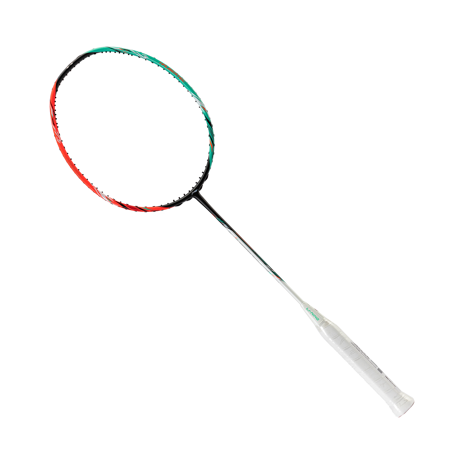 Badmintonracket HalberTec 7000 (4U) G6 turqouise/orange - unbespannt  - AYPU013-46