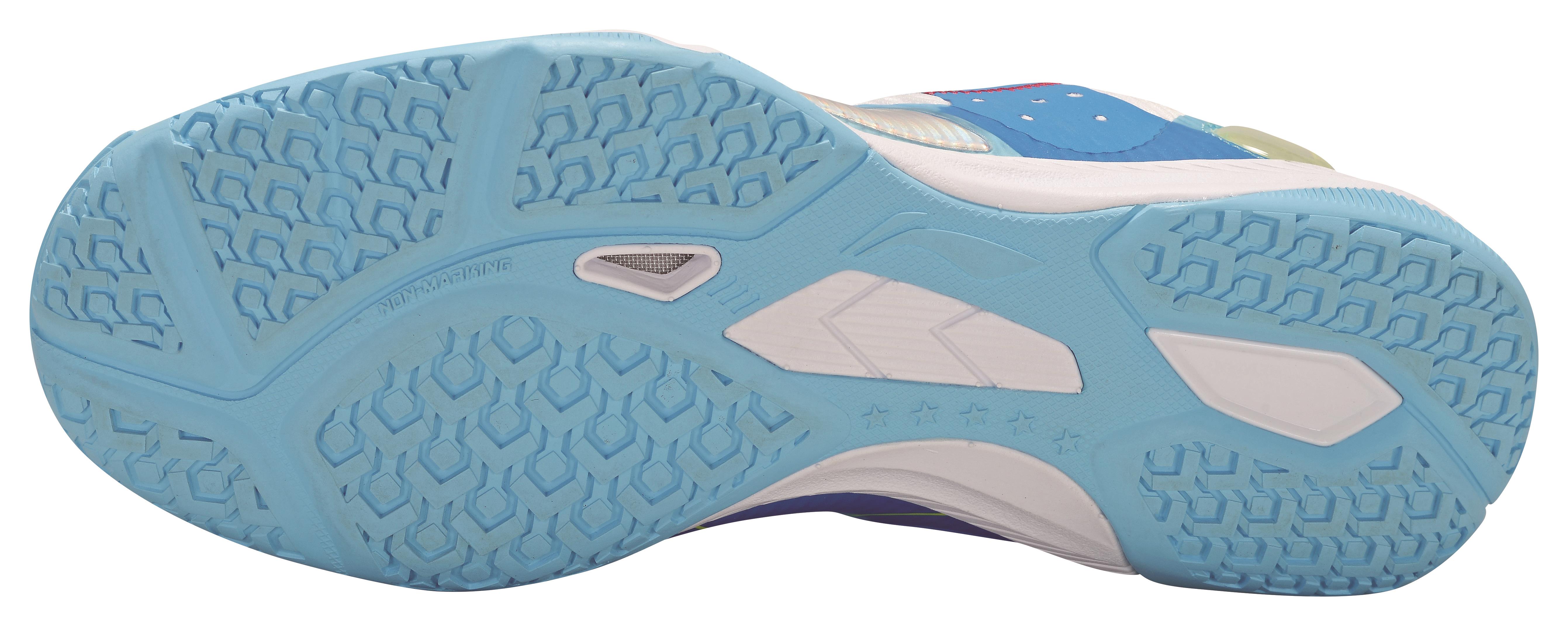 Professional Men Table Tennis Shoe Mountains - White-Blue - APPR017-1 EU 45 = US 11