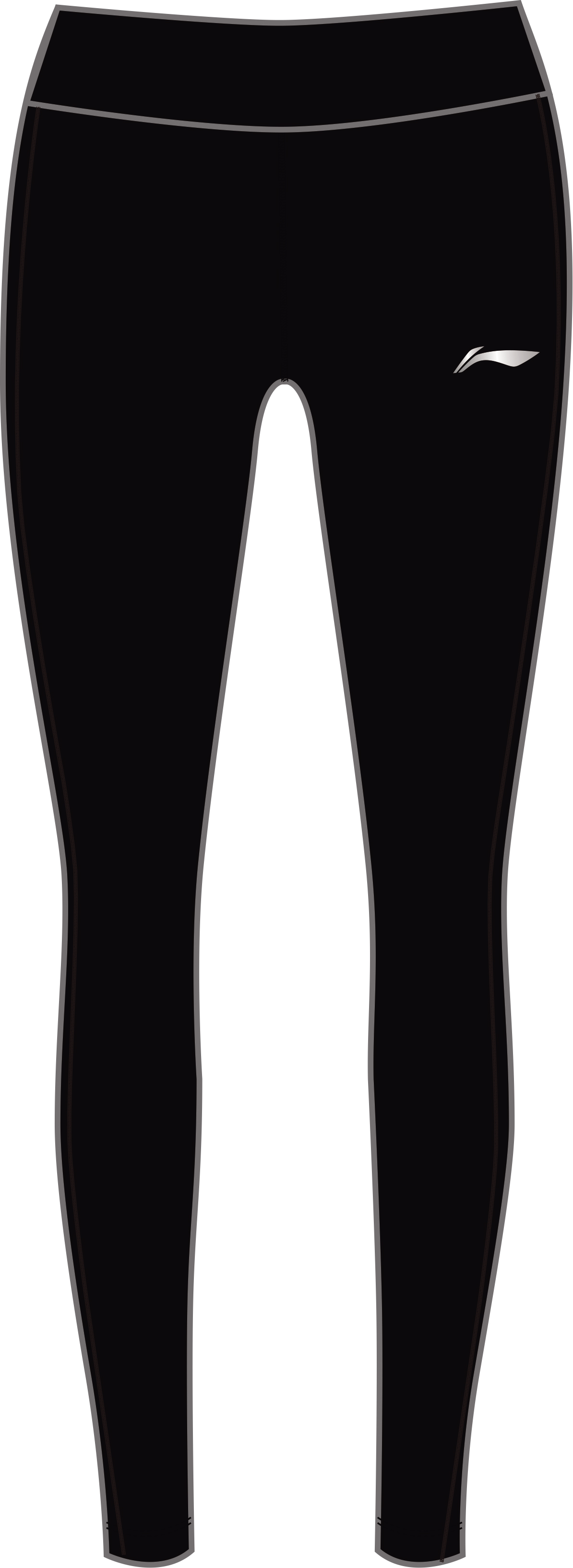 Layer Pants Standard Black - AULP052-2