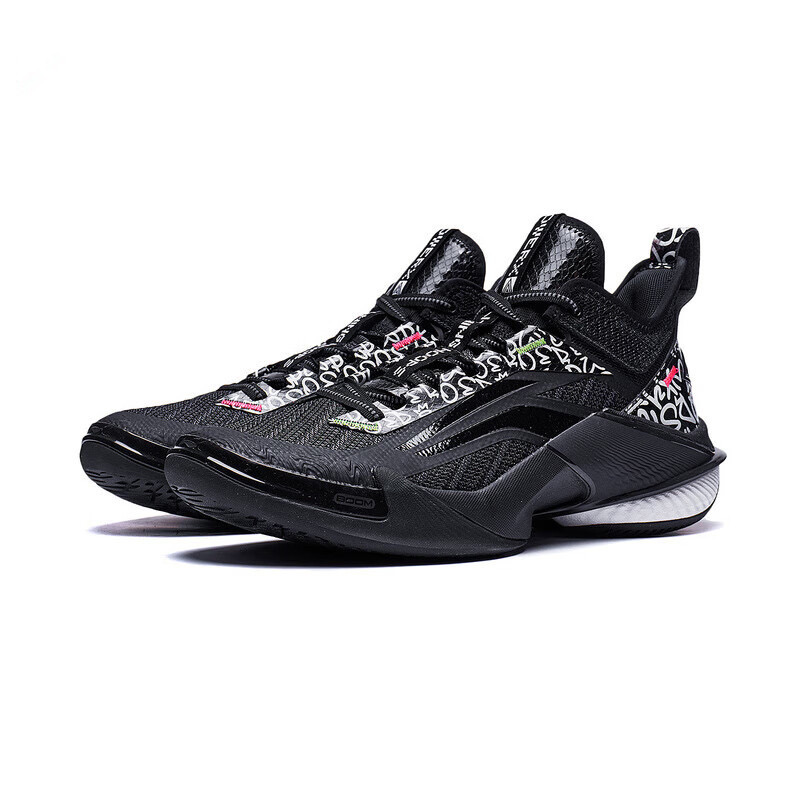 Basketballshoe "Power" 10 Premium - black - ABAT089-7 47 2/3 -US 13  -305 