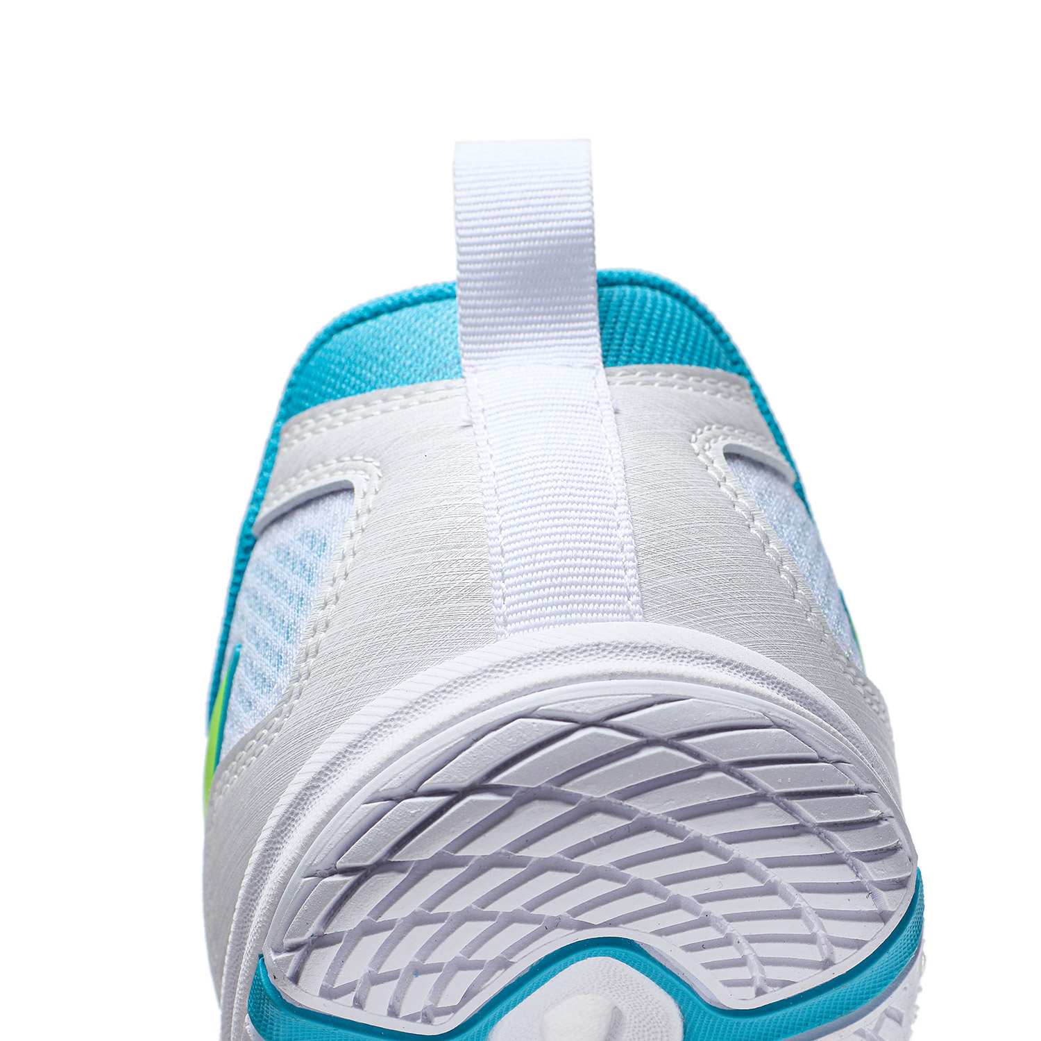 Unisex Tabletennis shoe Hawk Eye 2.0 Pro - white/light-blue - APPT009-6 EU 46 1/3 = US 12