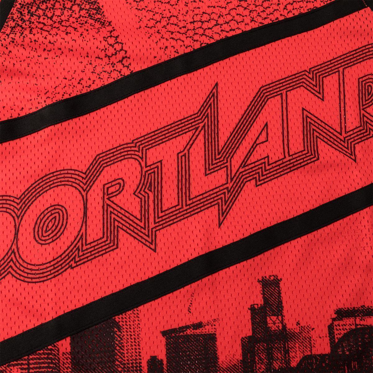 Unisex Basketball-Shirt "Portland 03" rot - AAYQ231-1 5XL = 4XL EU