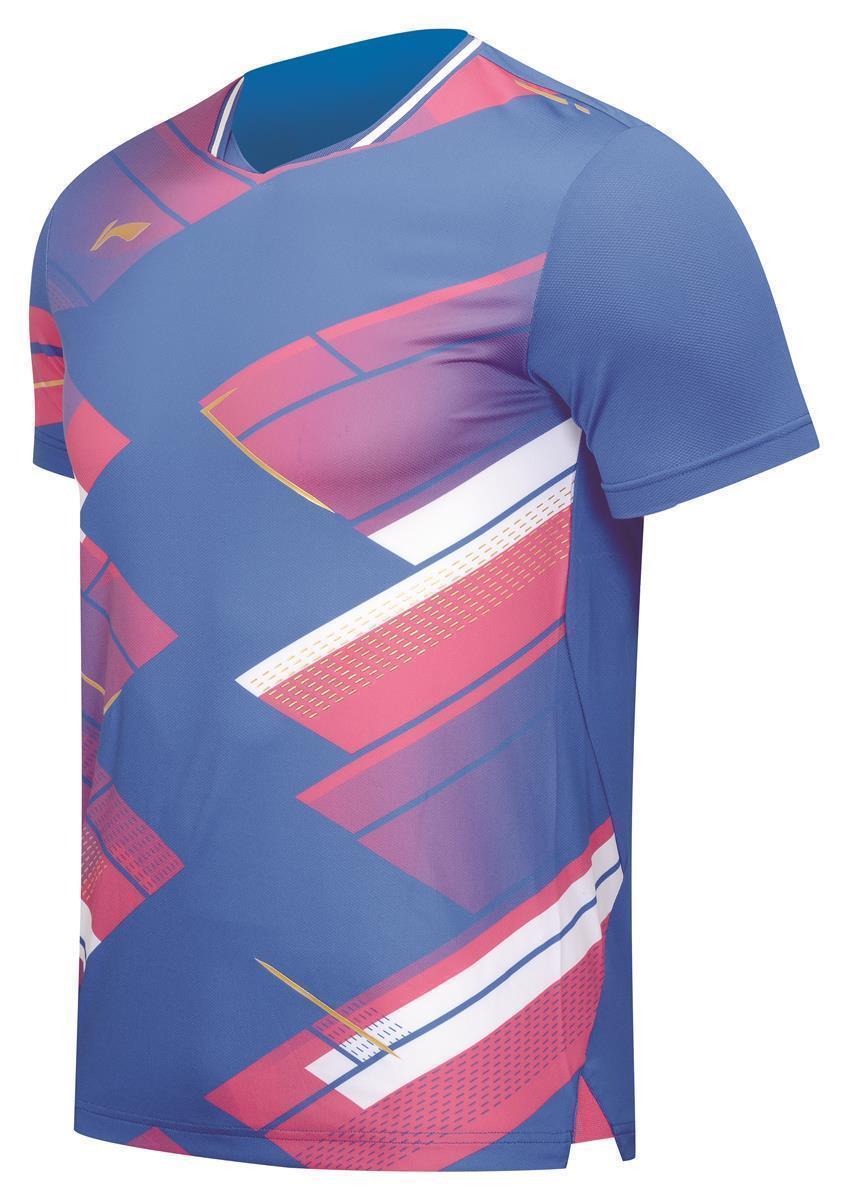 Men Competition Sports Shirt "International Players" Arena - blue - AAYU227-3 3XL = XXL EU