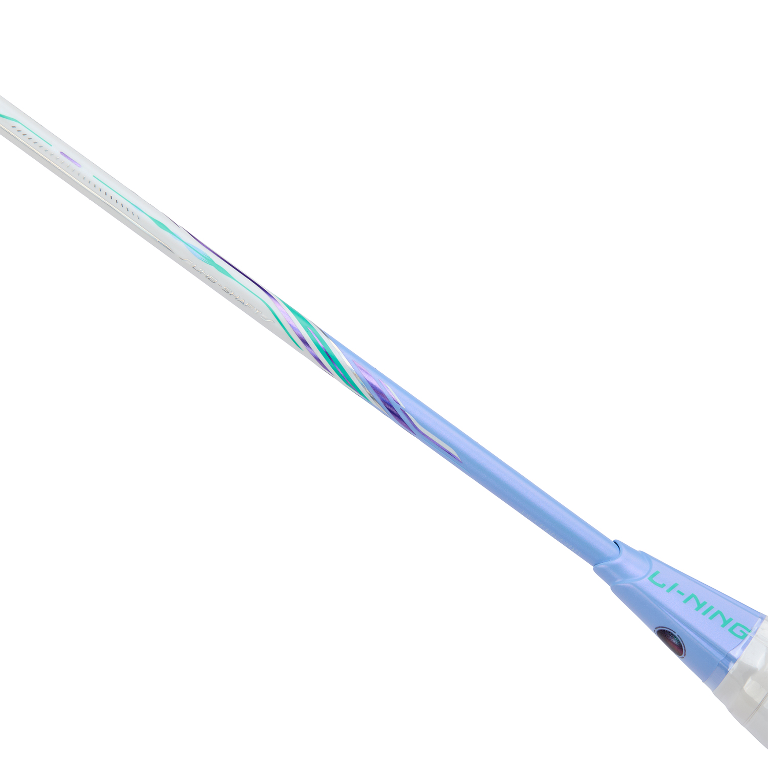 Badmintonracket AXFORCE 80 (5U) white unstrung - AYPV035-5