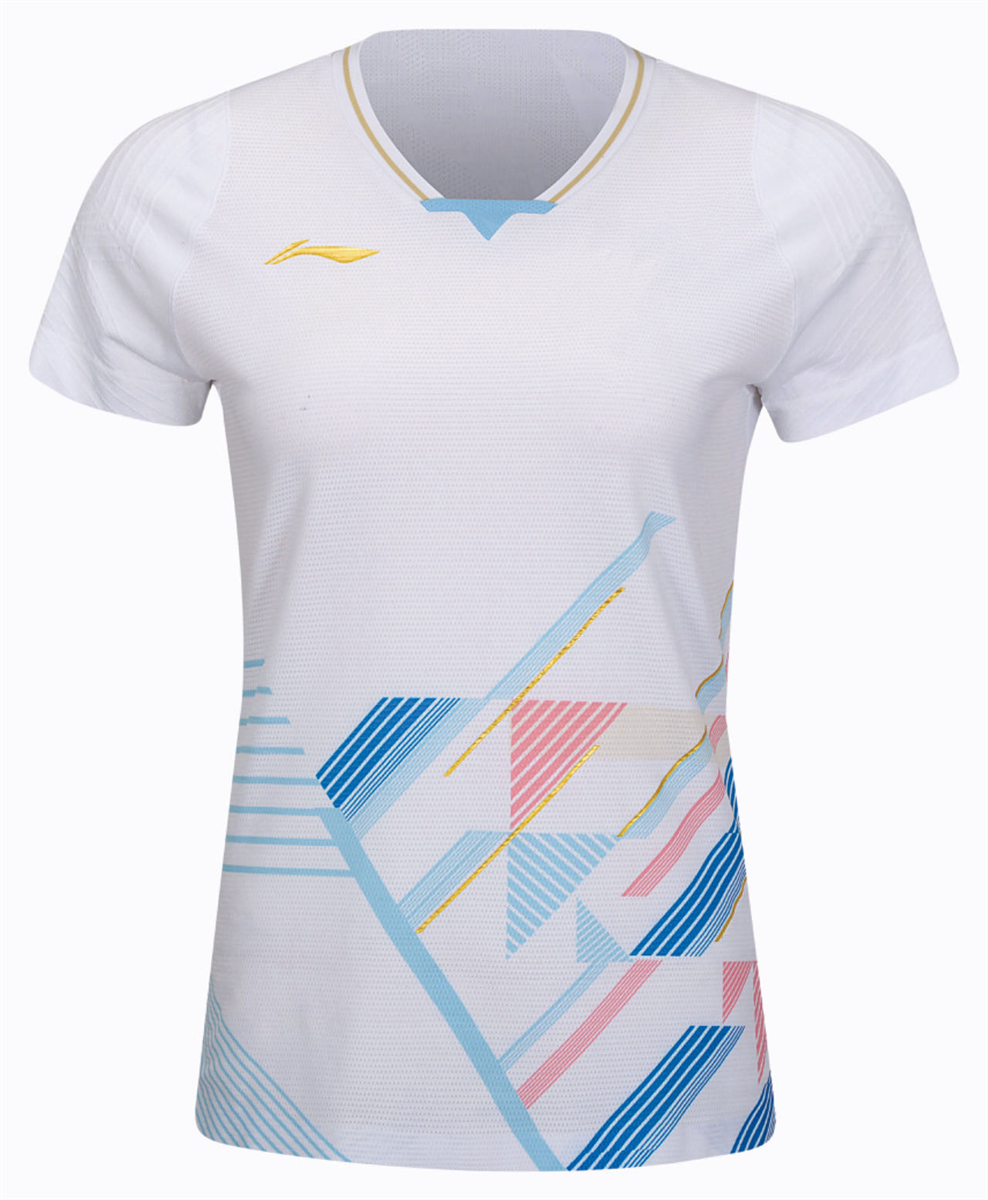 Women Competition Shirt "China Youth Team Winner" - White - AAYT582-3