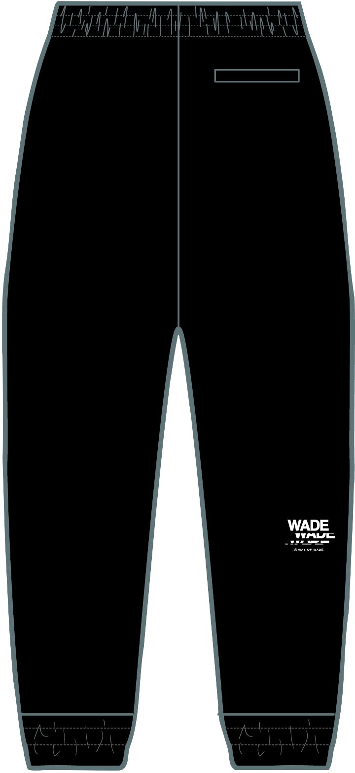 Unisex Basketball Casual Pants "Wade Casual" black - AKQT011-1 5XL = 4XL EU