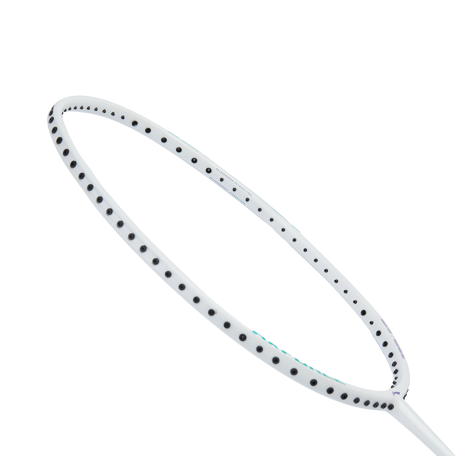 Badmintonracket AXFORCE 10 (5U) white unstrung - AYPU105-5