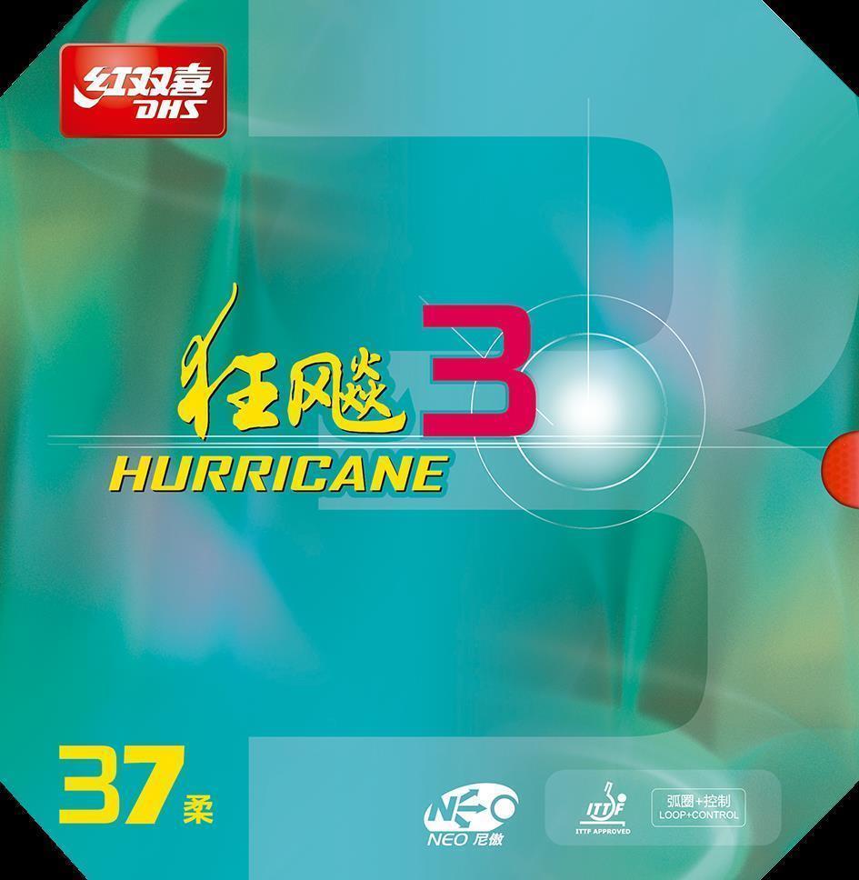DHS NEO Hurricane 3 Soft 37 Rubber Black - DXDP009-5