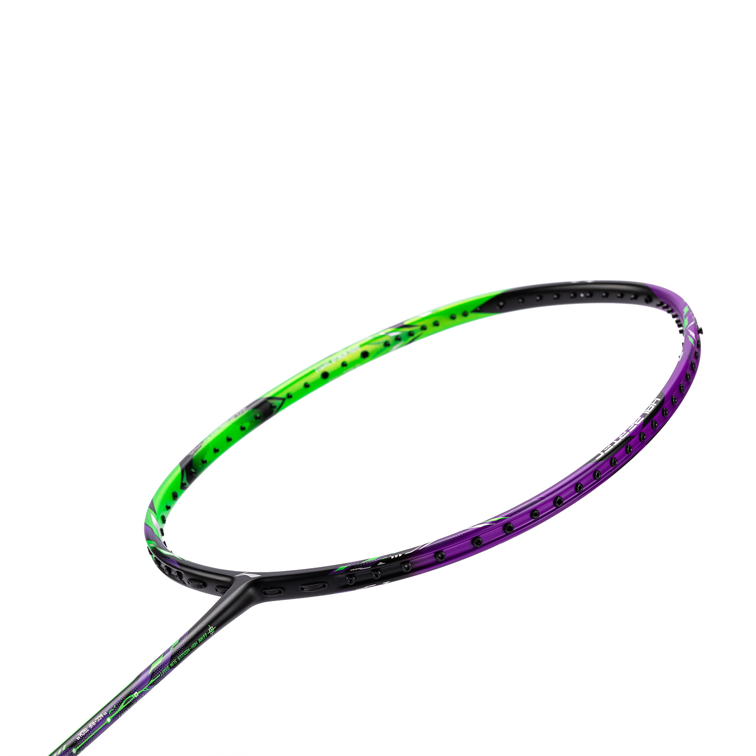 Badmintonracket HalberTec 9000 (4U) G6 - green/purple - unstrung  - AYPU021-46