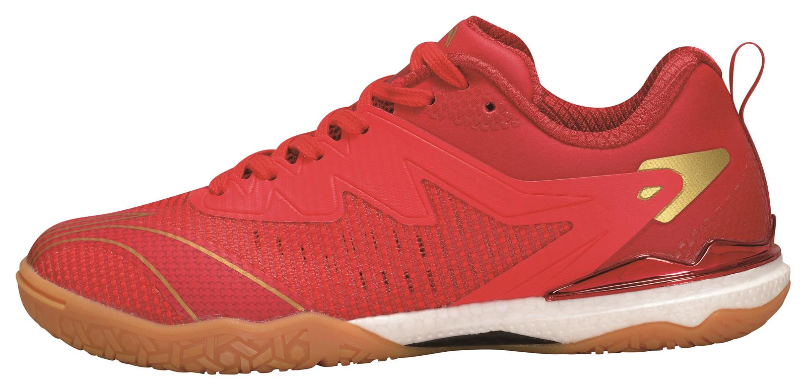 Professional Table Tennis Men Shoe Qi Lin 2.0 - Red - APPR001-1 EU 46 1/3 = US 12