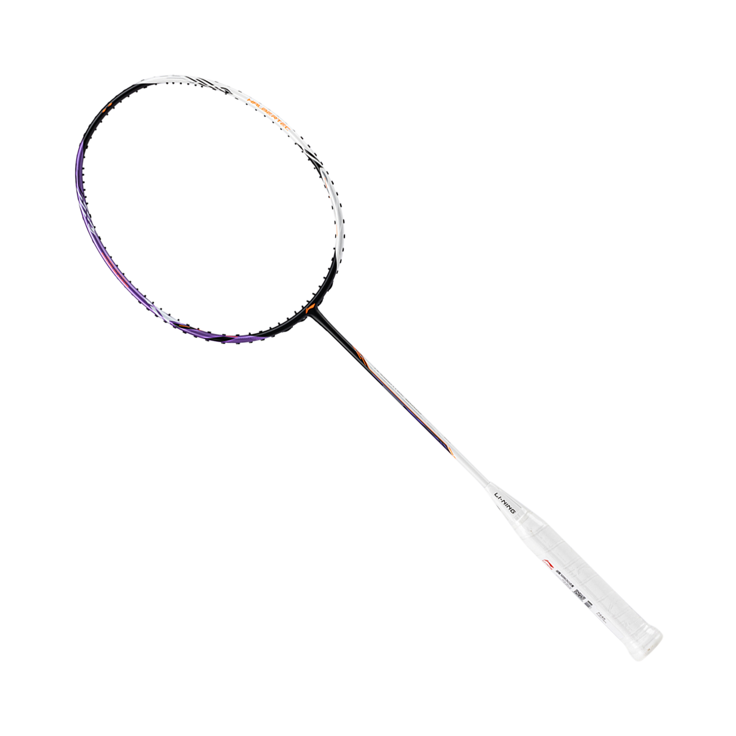 Badmintonracket HalberTec 1000 (5U) black/purple strung  - AYPV021-50
