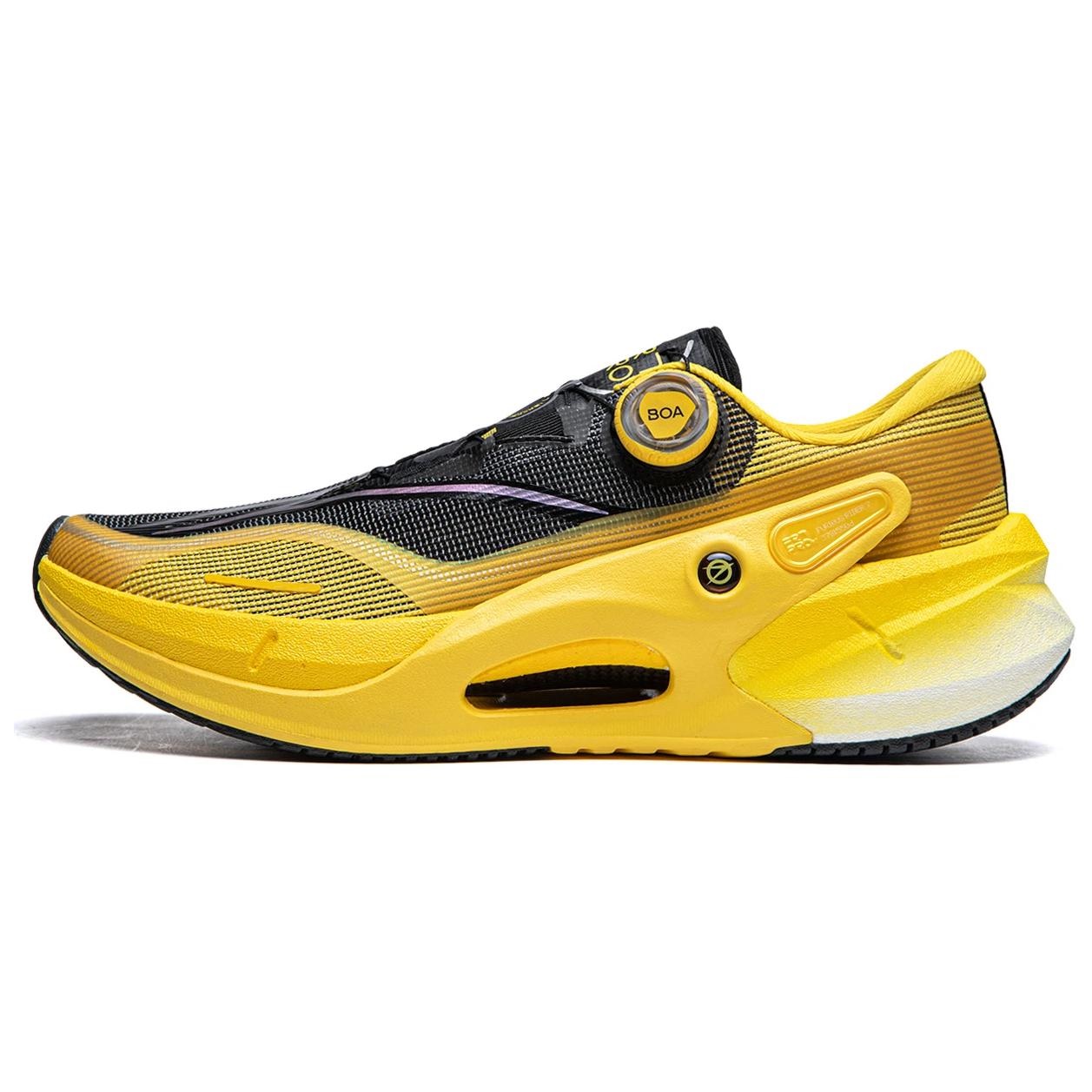 Men competition running shoe Furios Rider 7 Pro V2 - black-lemon-yellow - ARZU001-15