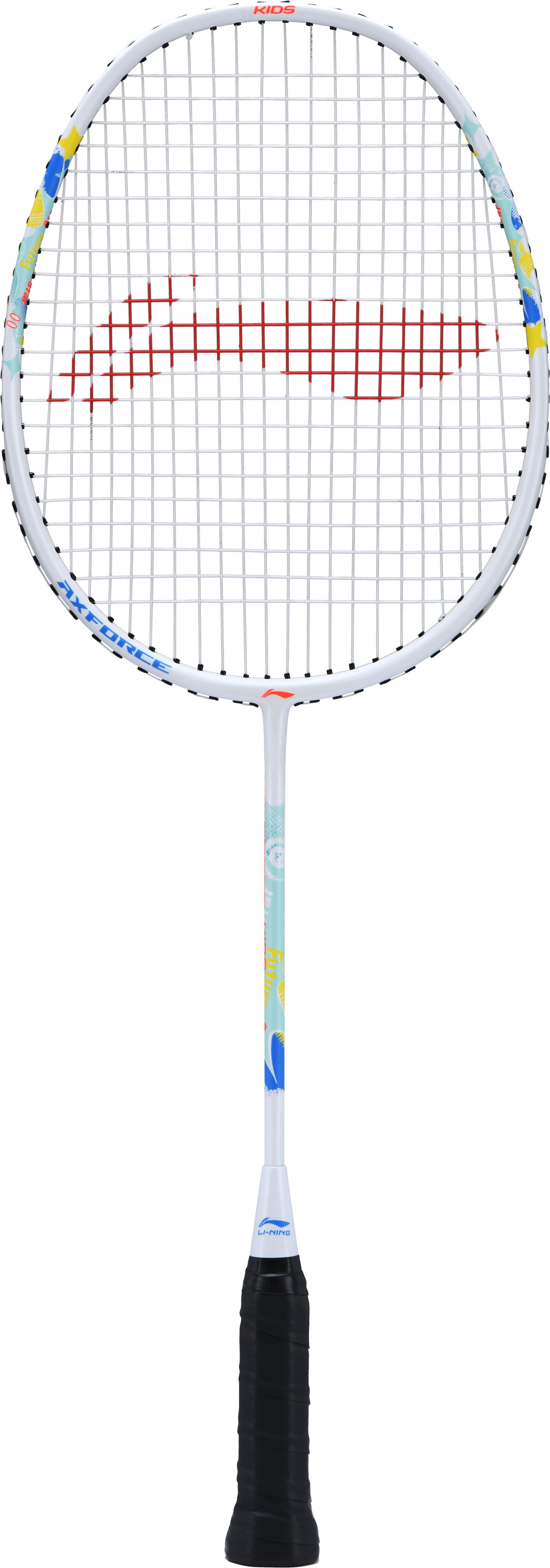 Badmintonschläger AXFORCE KIDS  bespannt weiß - AYPS091-1