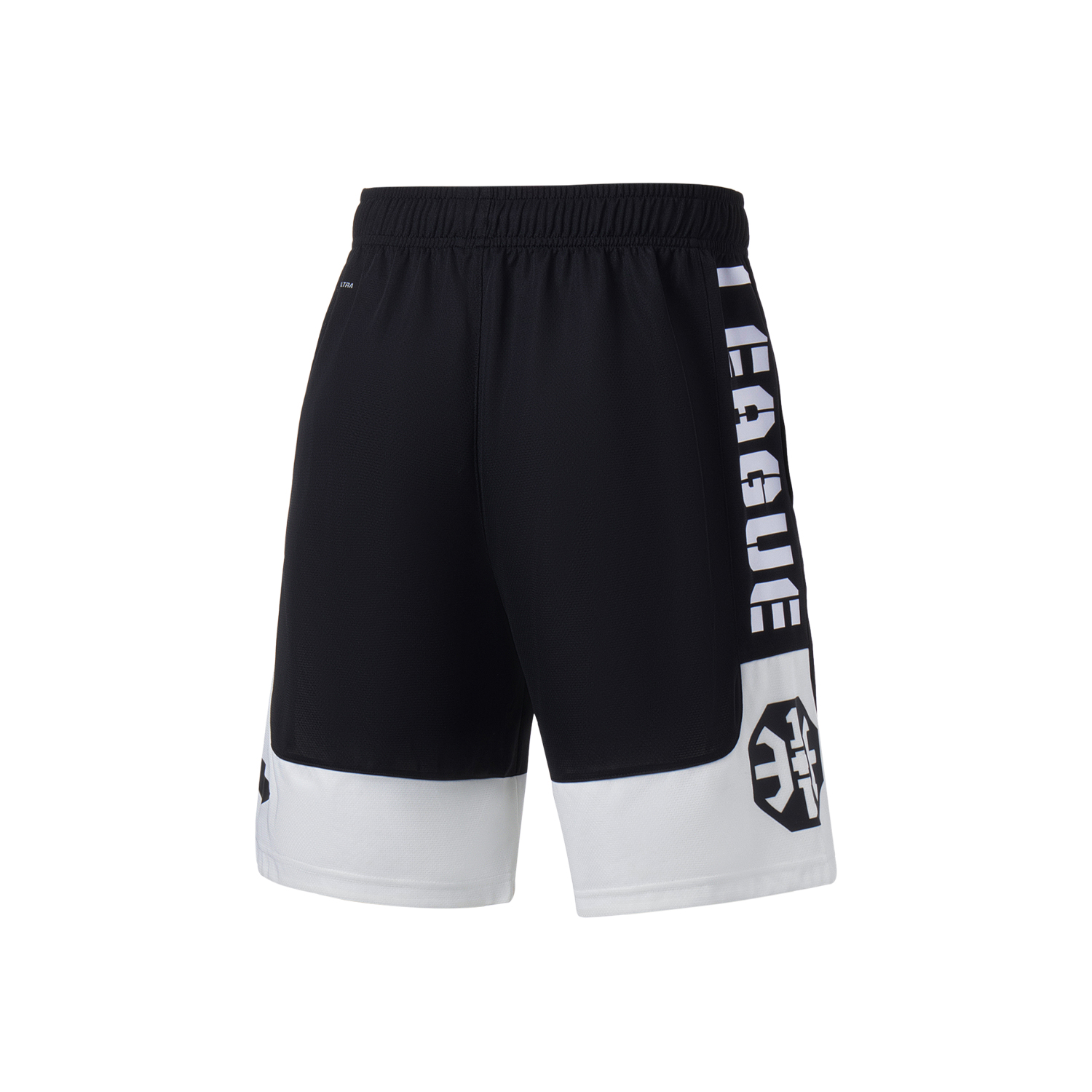 Unisex Basketball-Short "Anti-Warrior" Badfive BIG Black-White - AAPT045-1 5XL = 4XL EU