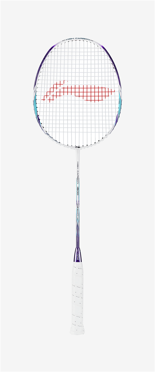 Badmintonracket High Carbon HC1800 white-green strung - AYPL104-1