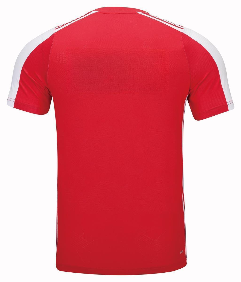 Men Competition Shirt "International Stars" Red-White - AAYT073-2 3XL = XXL EU