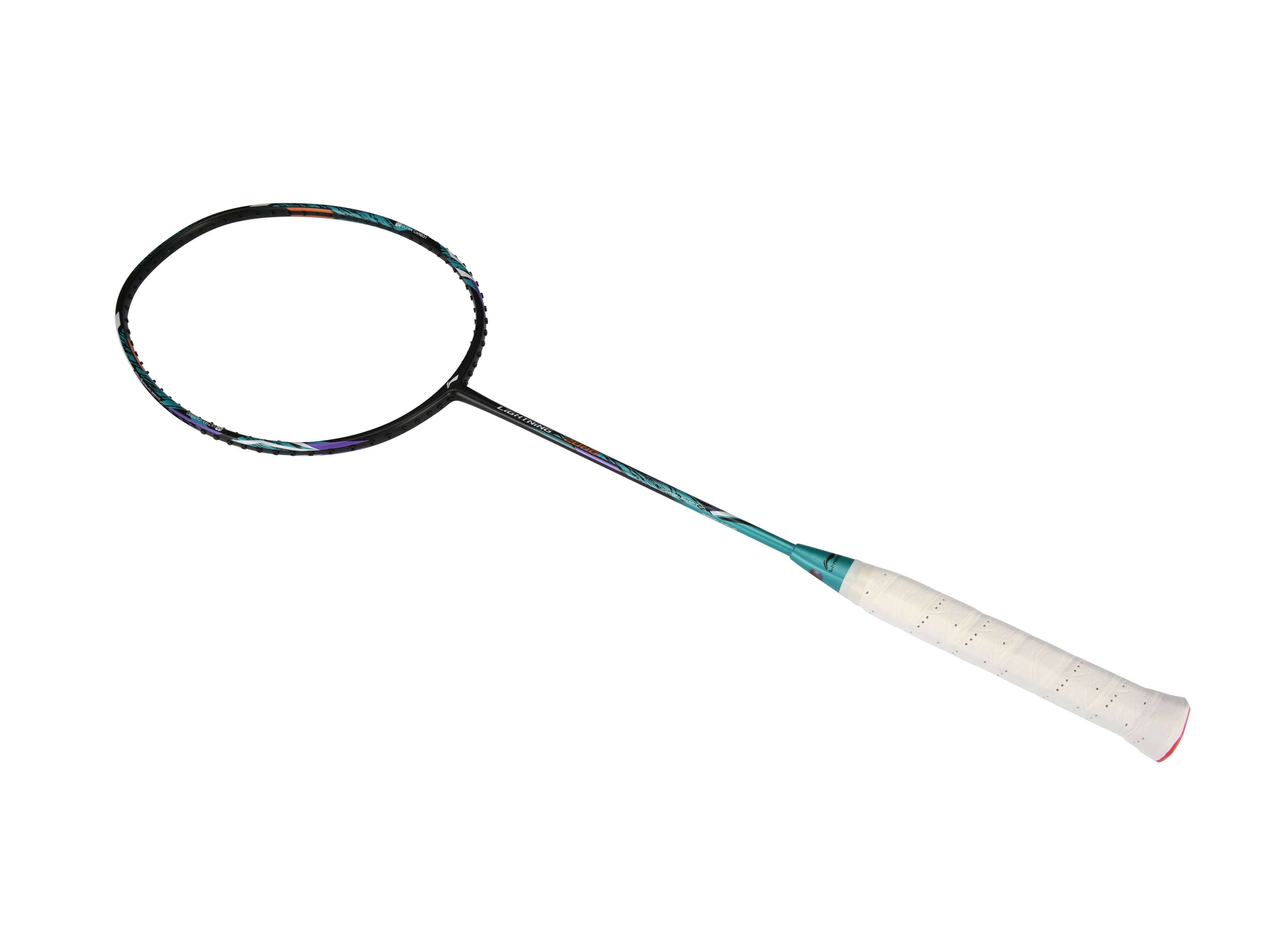 Badmintonracket Lightning 2000 unstrung Black-Green - AYPR012-1
