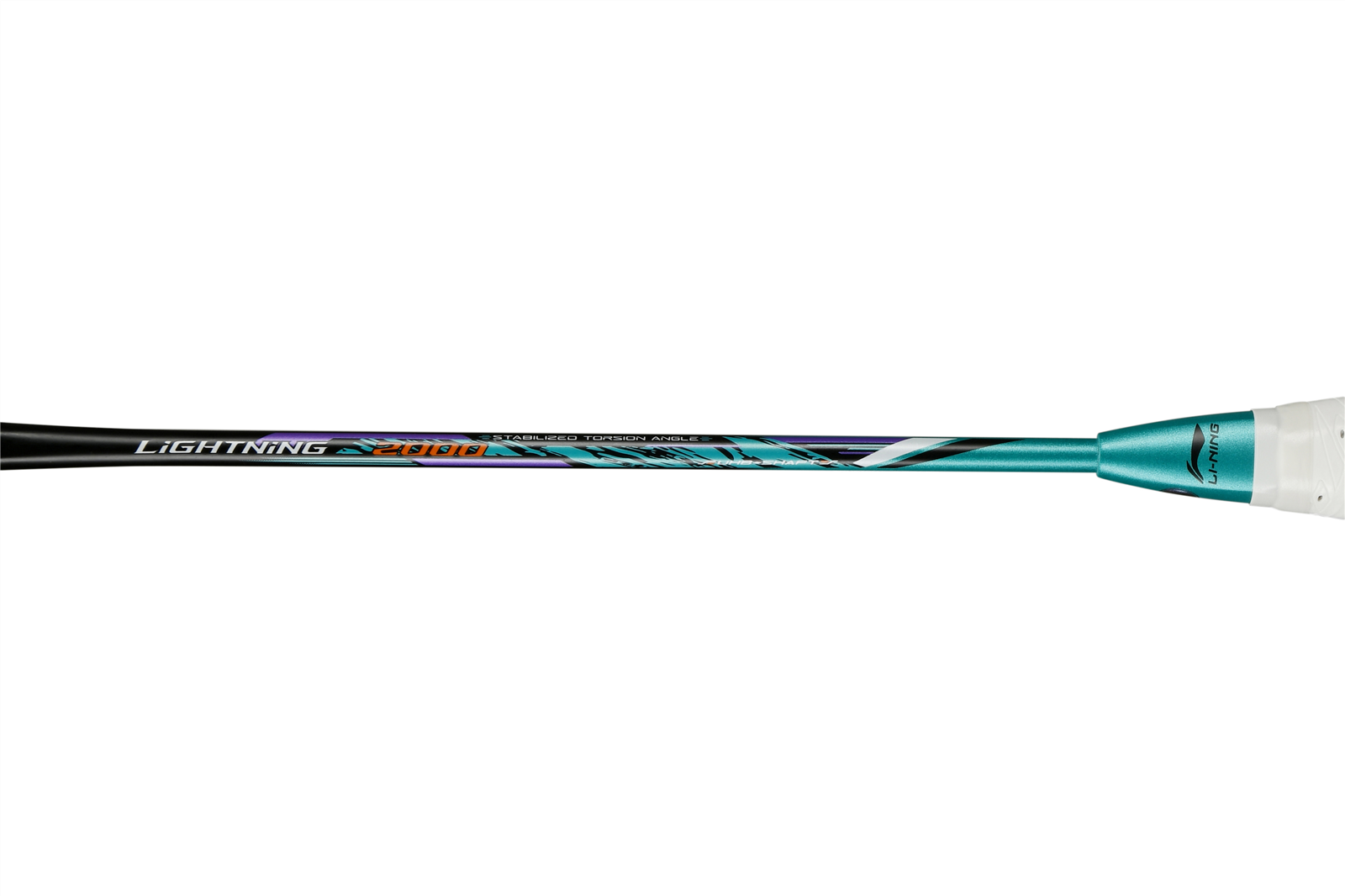 Badmintonracket Lightning 2000 unstrung Black-Green - AYPR012-1