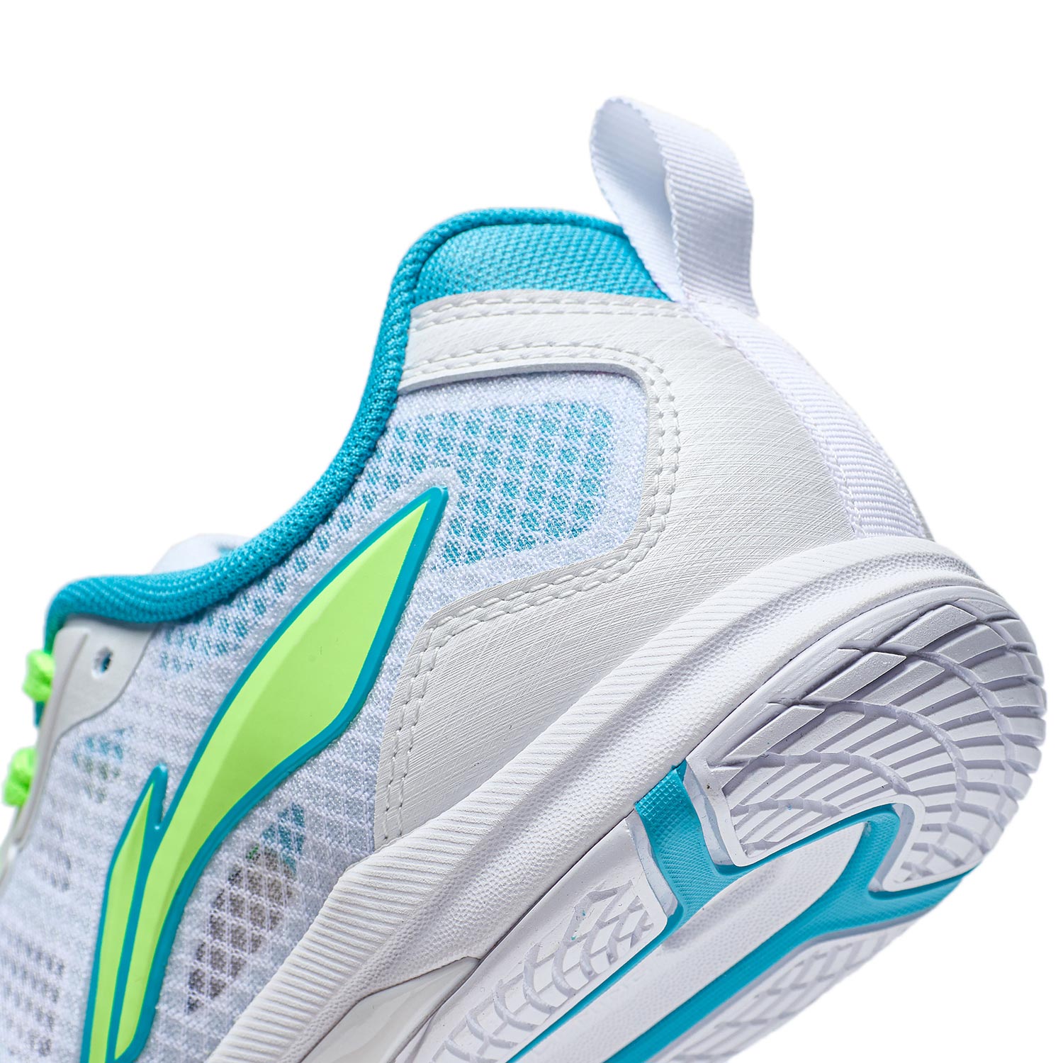 Unisex Tabletennis shoe Hawk Eye 2.0 Pro - white/light-blue - APPT009-6 EU 46 1/3 = US 12