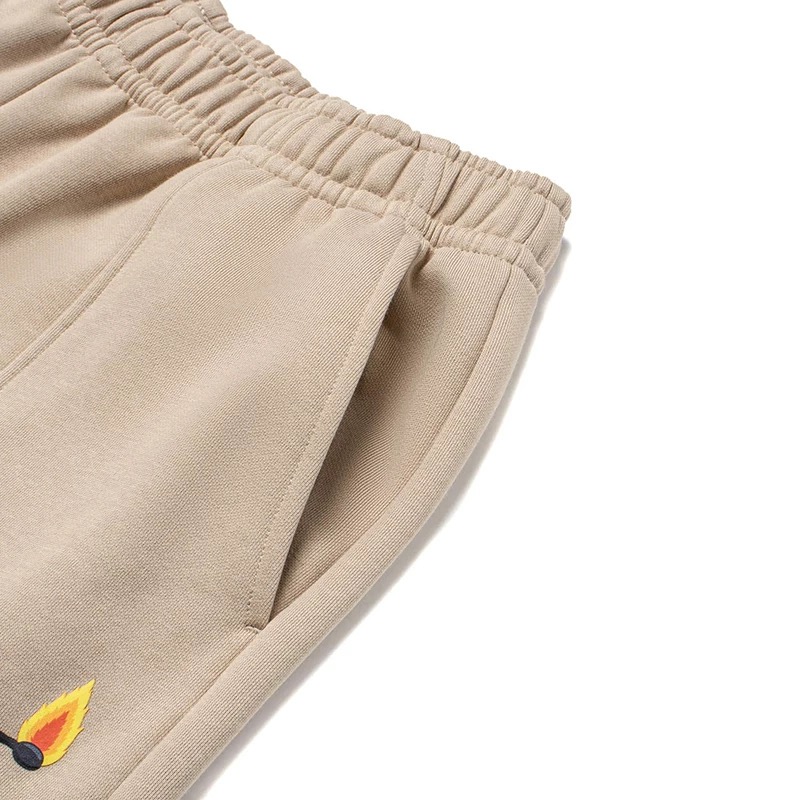 Unisex Basketball Training Pants "Skateboarding Match" light brown - AKLT949-2 4XL = 3XL EU