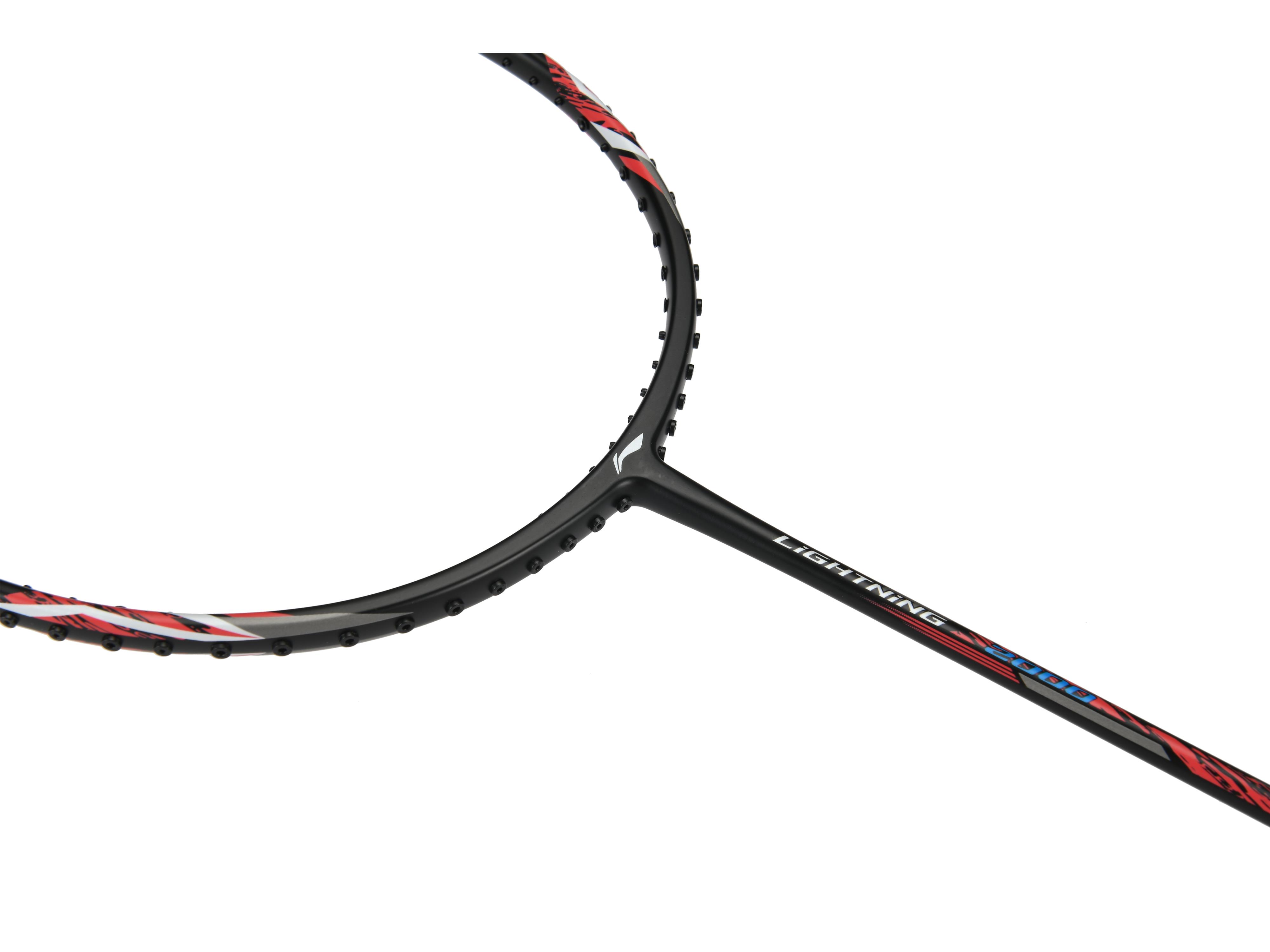 Badmintonracket Lightning 2000 unstrung Red-Black - AYPR010-1