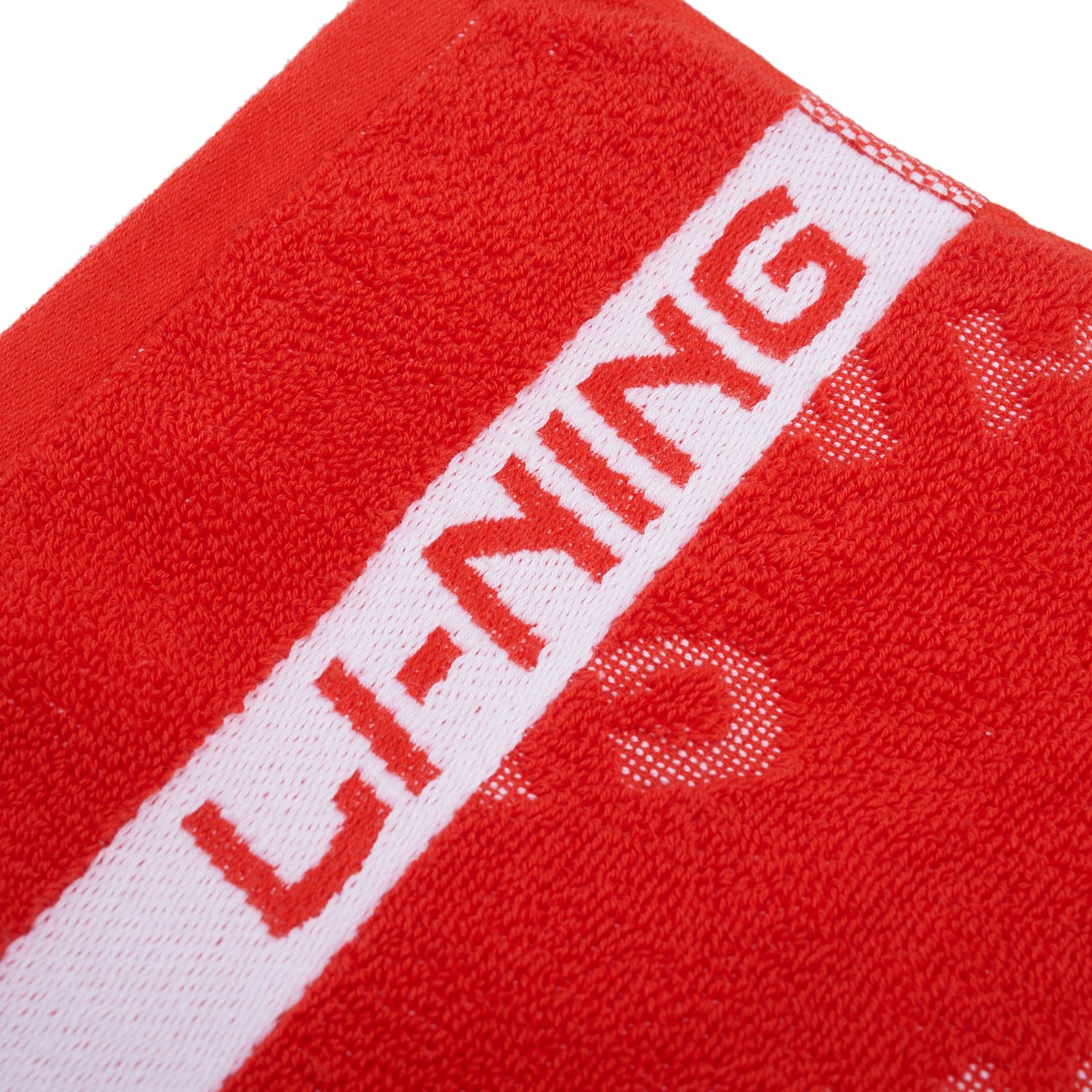 Universal Sporthandtuch Logo rot/weiß - AMJT001-1