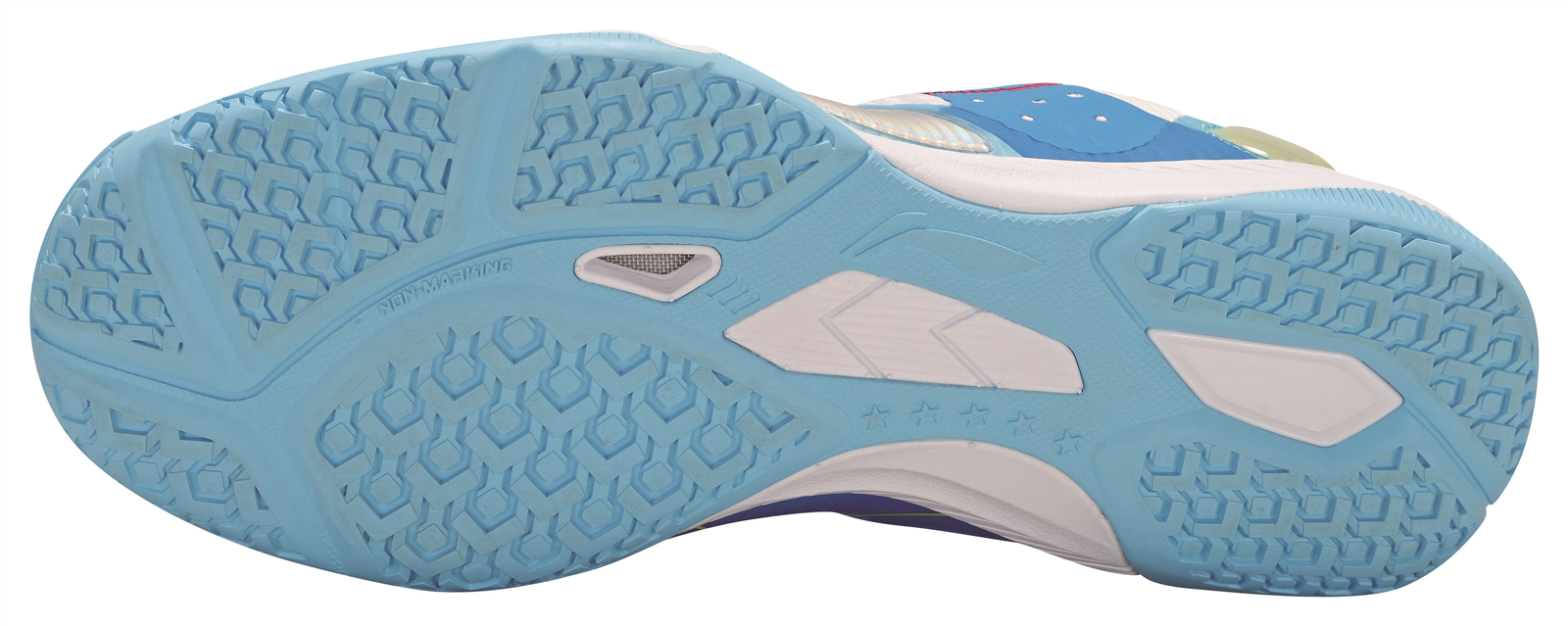 Professional Men Table Tennis Shoe Mountains - White-Blue - APPR017-1 EU 45 = US 11