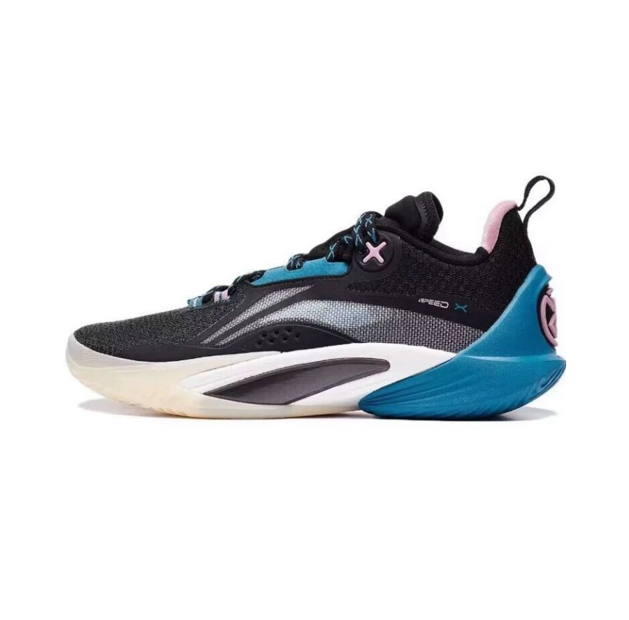 Men Basketballshoe "Speed X" Premium - black/orange - ABAT085-3 EU 47 2/3 -US 13  -305mm  