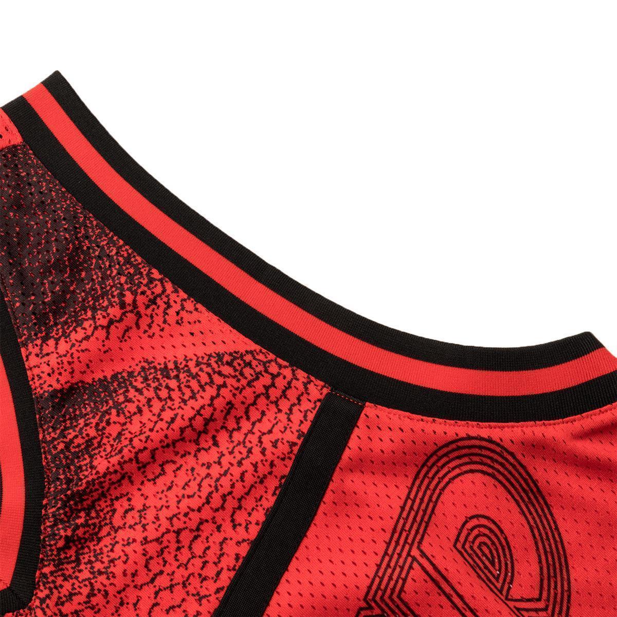Unisex Basketball-Shirt "Portland 03" rot - AAYQ231-1 5XL = 4XL EU