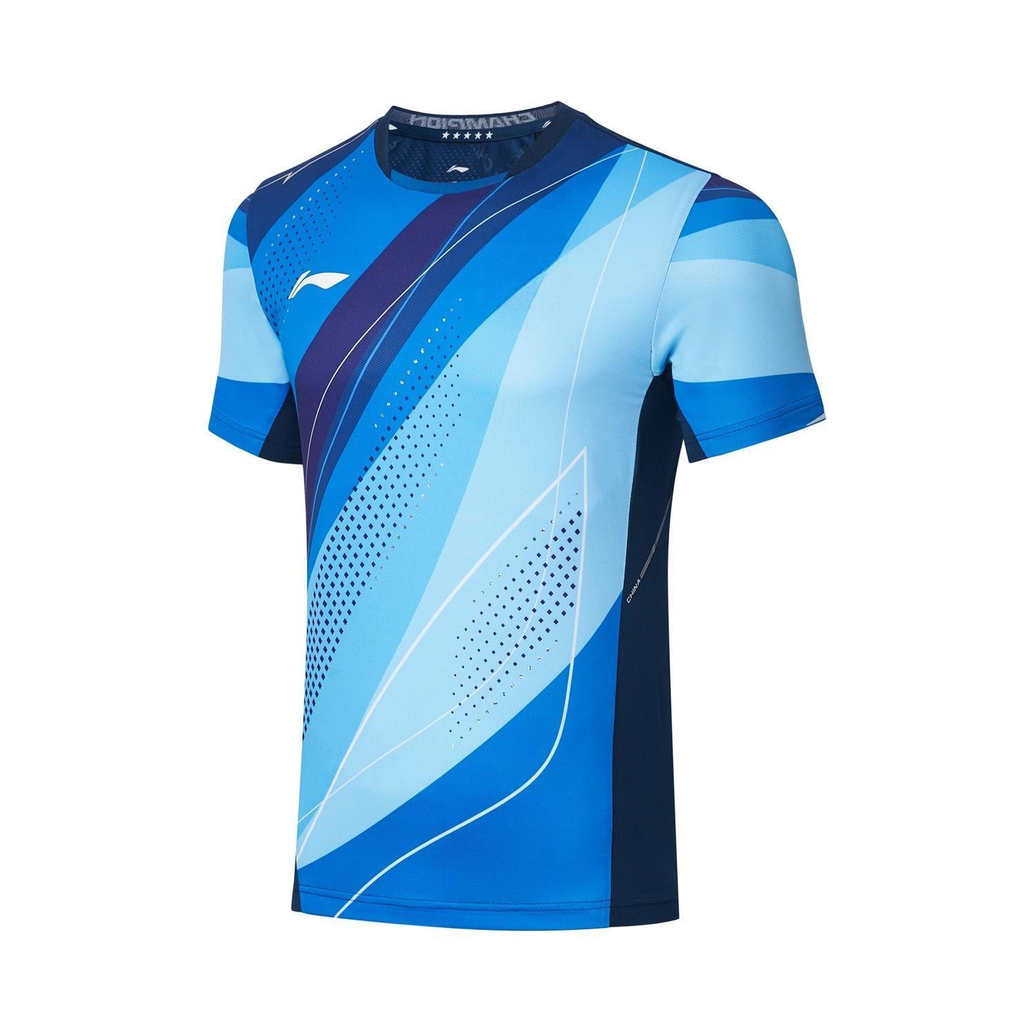 Tabletennis Men National-Team Competition-Shirt Durban - blue - AAYT027-2