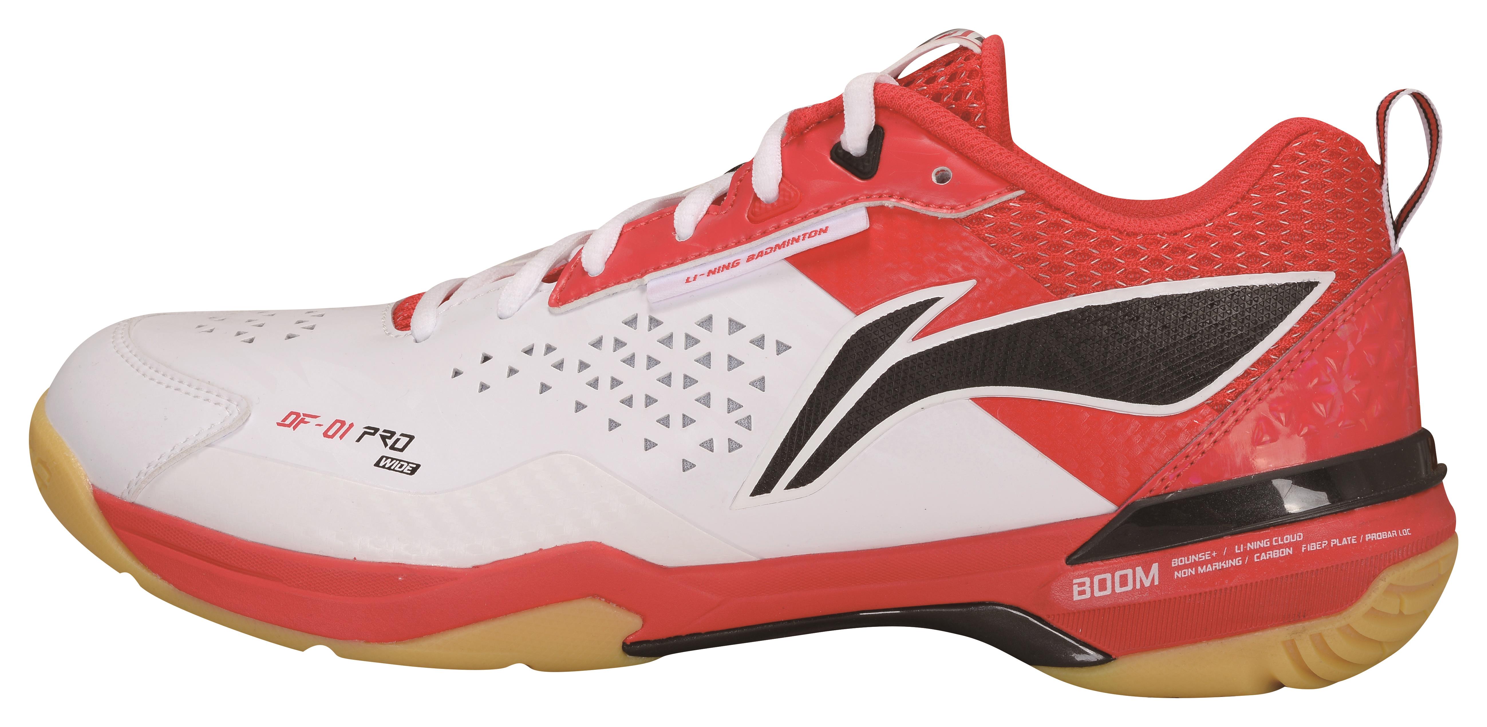 Unisex Badminton Shoe "Blade Pro"  white-red - AYAT005-5