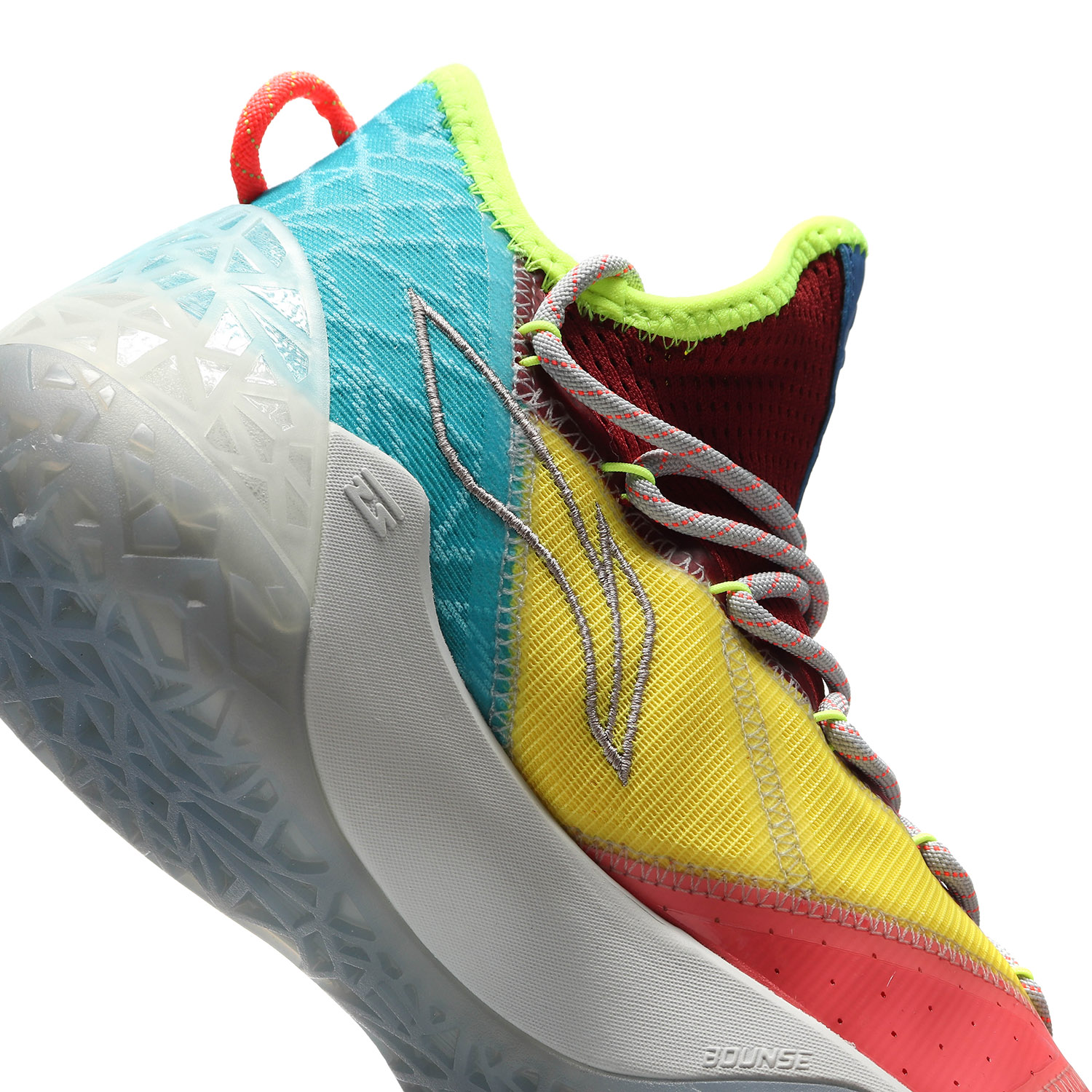 Basketballschuh Wade Fission lite green/yellow/red - ABPQ025-3 47 2/3 -US 13  -305 