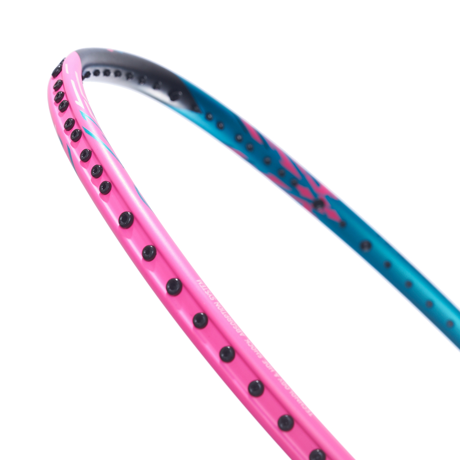 Badmintonracket HalberTec 8000 (4U) Green/Pink - unstrung  - AYPT369-4