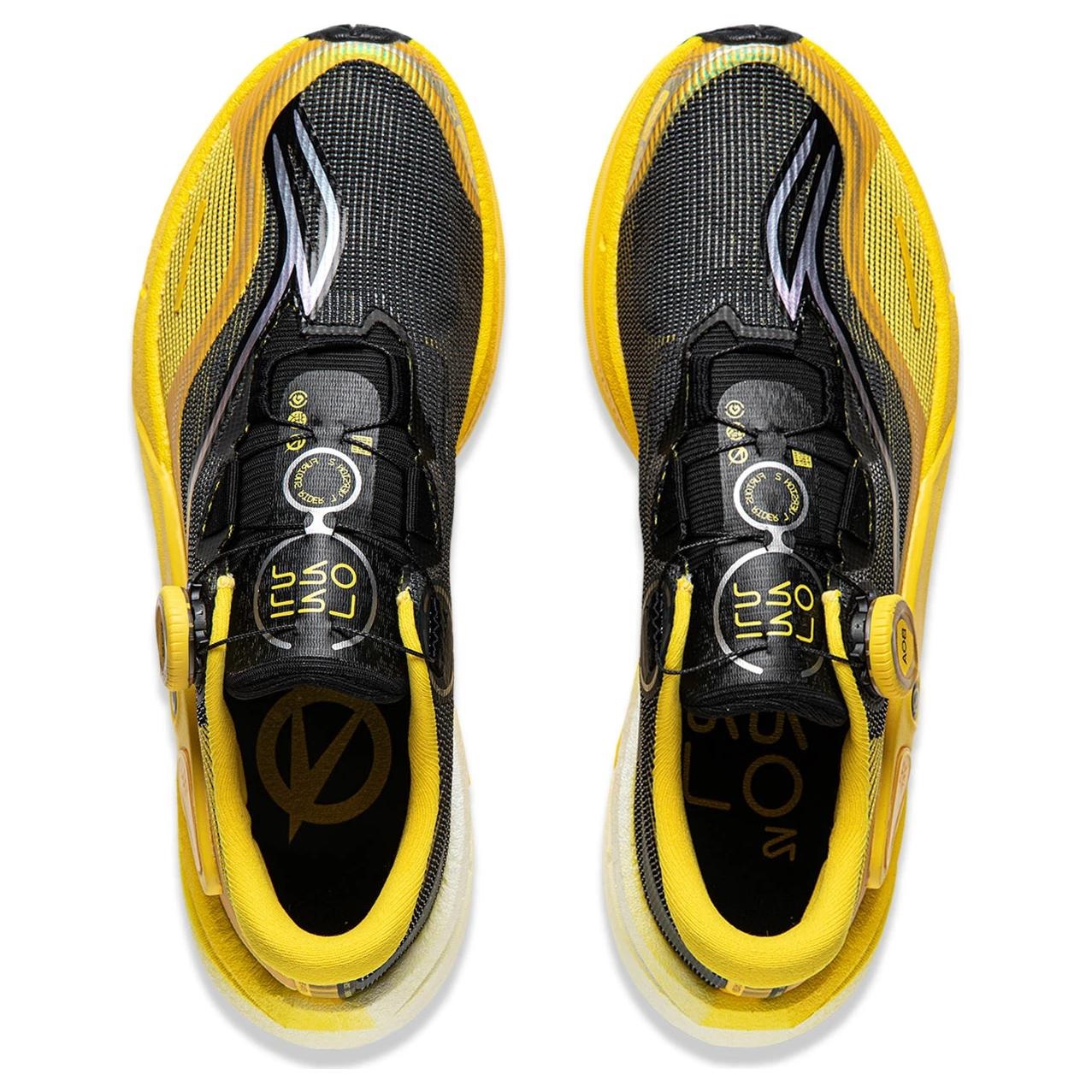 Men competition running shoe Furios Rider 7 Pro V2 - black-lemon-yellow - ARZU001-15