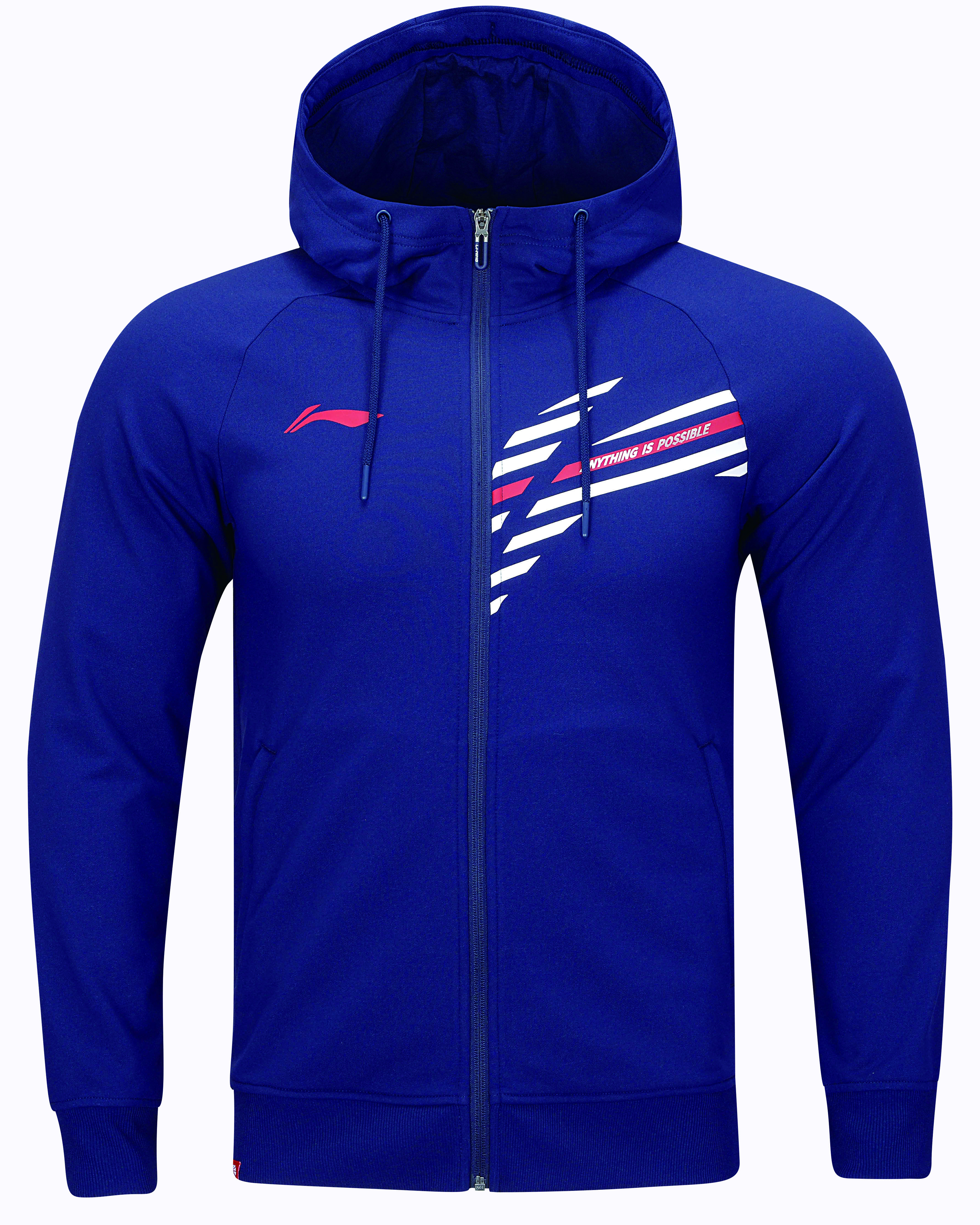 Herren Jacken-Hoody "Li-Ning Style" - blau - AWDT847-5 XS = XXS EU