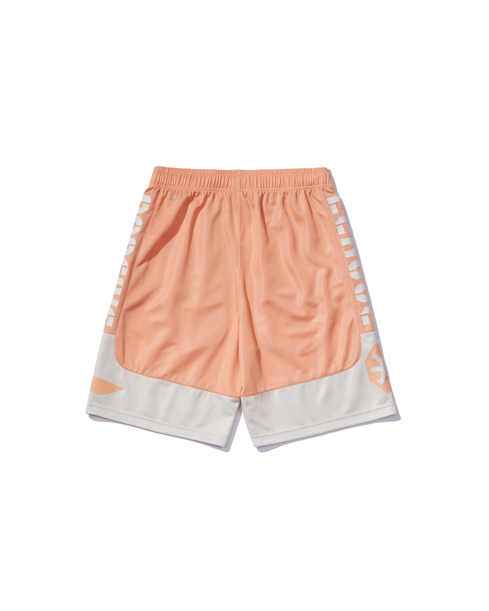 Unisex Basketball-Short "Anti-Warrior" Badfive BIG Orange-Grey - AAPT045-6 5XL = 4XL EU