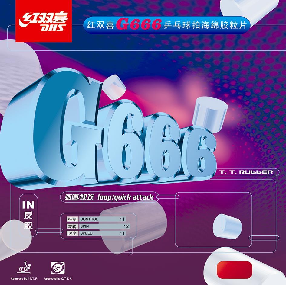 G666-DHS G666 Rubber Red Pimple-IN DXDC175-4