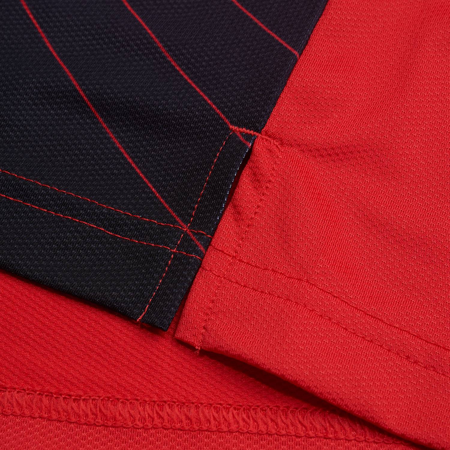 Tabletennis Men Team Competition-Shirt Topspin - red-black - AAYT031-6 4XS = 5XS EU
