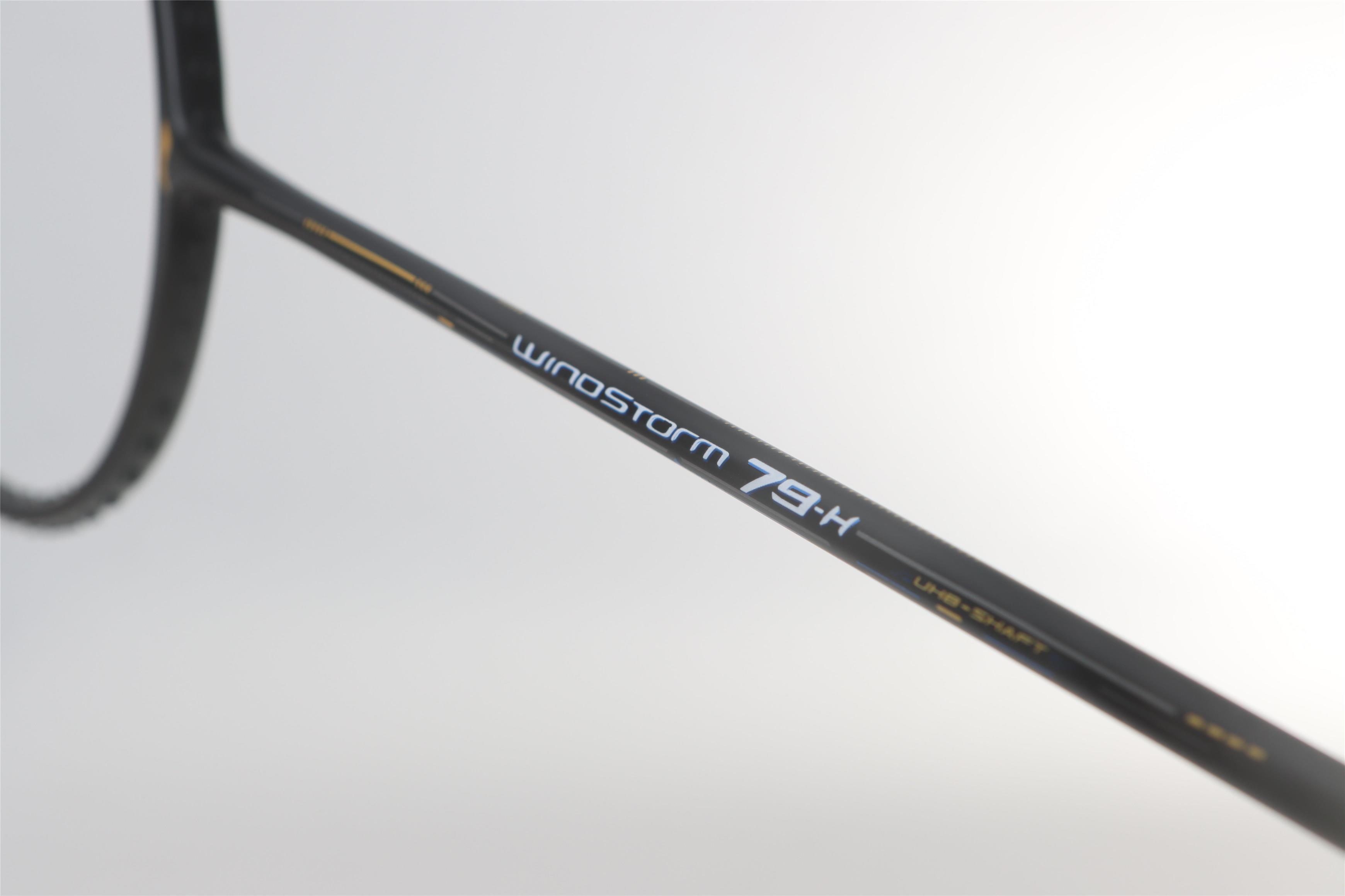 Badmintonracket WindStorm 79 H unstrung Black - AYPT449-5