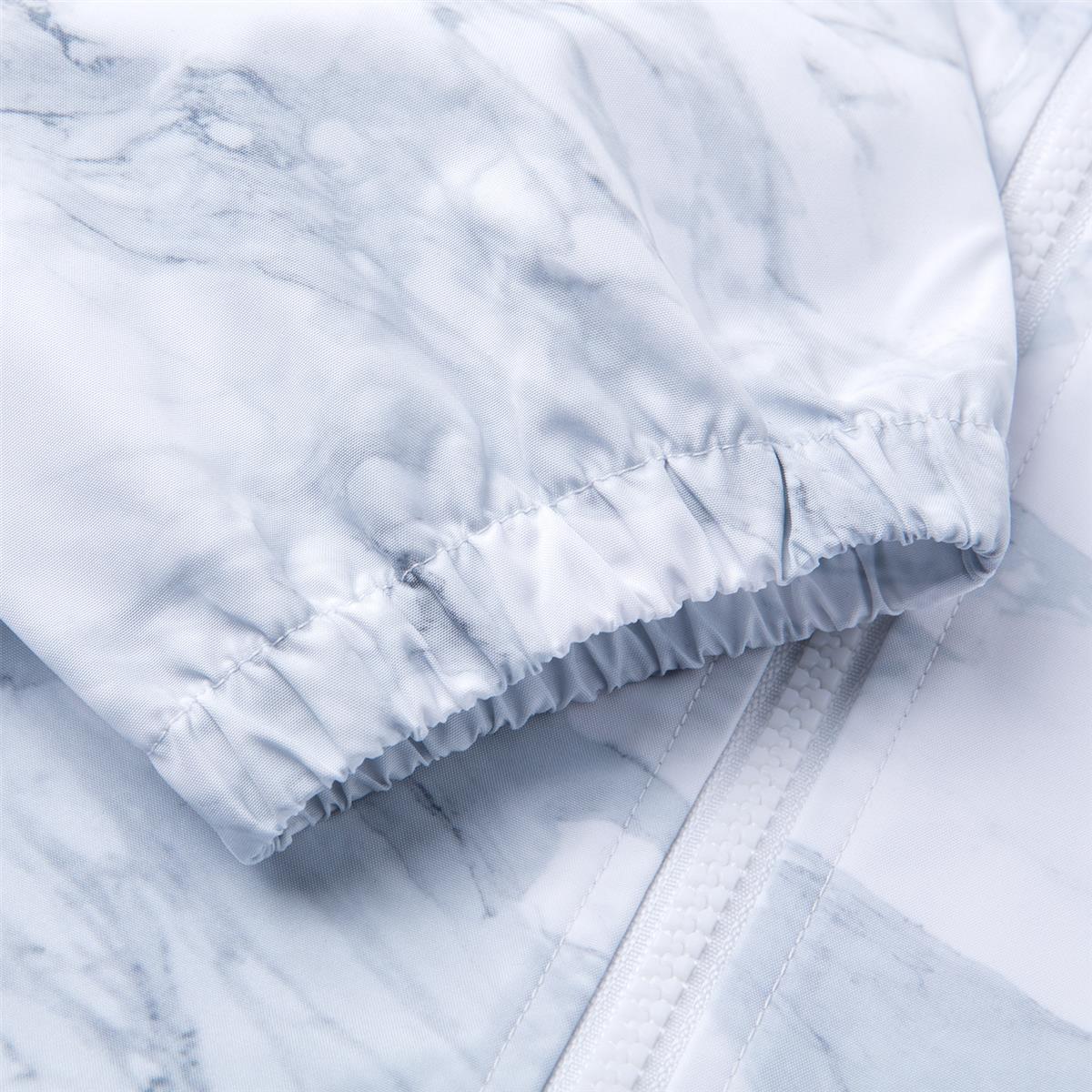 Unisex Windbreaker "Wade" weiß - AFDQ399-2 4XL = 3XL EU