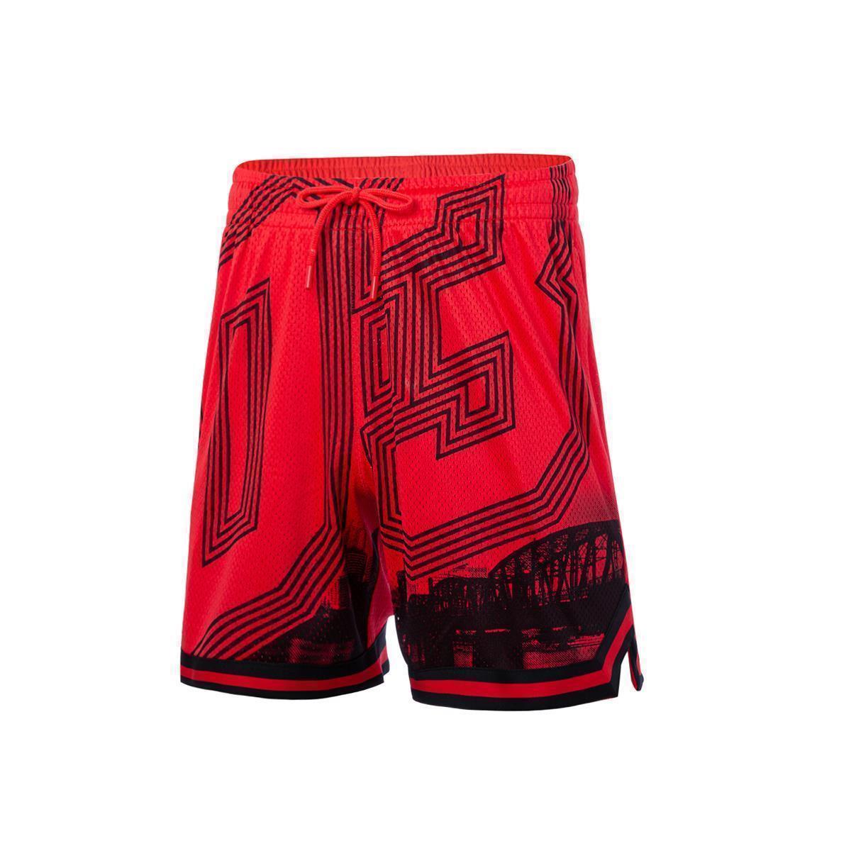 Unisex Basketball-Short "Portland 03" rot - AAPQ231-1 5XL = 4XL EU