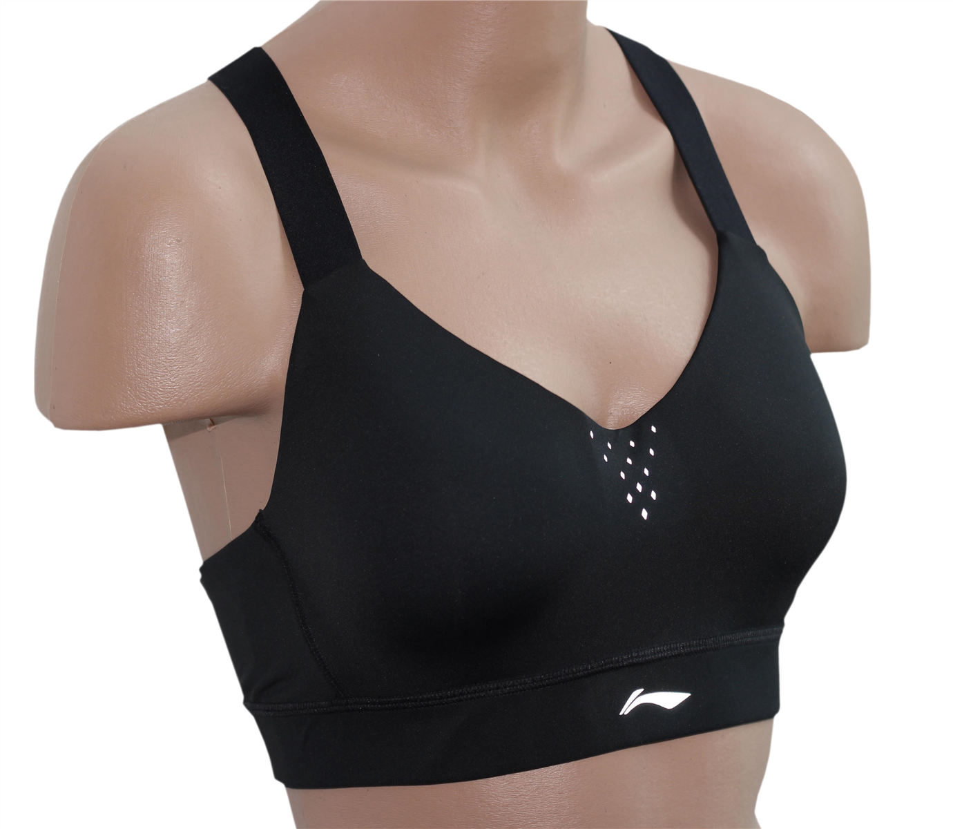 Sports Bra Standard Black High Support - AUBP012-2 XXL