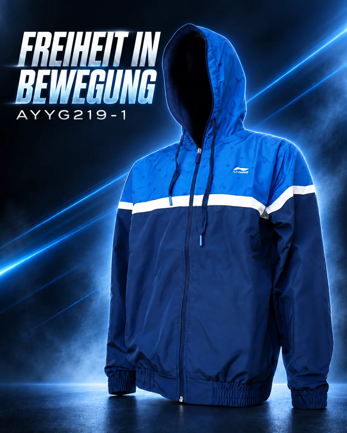 Badminton Hoodie Hooded Jacket - AYYG219-1 3XL = XXL EU