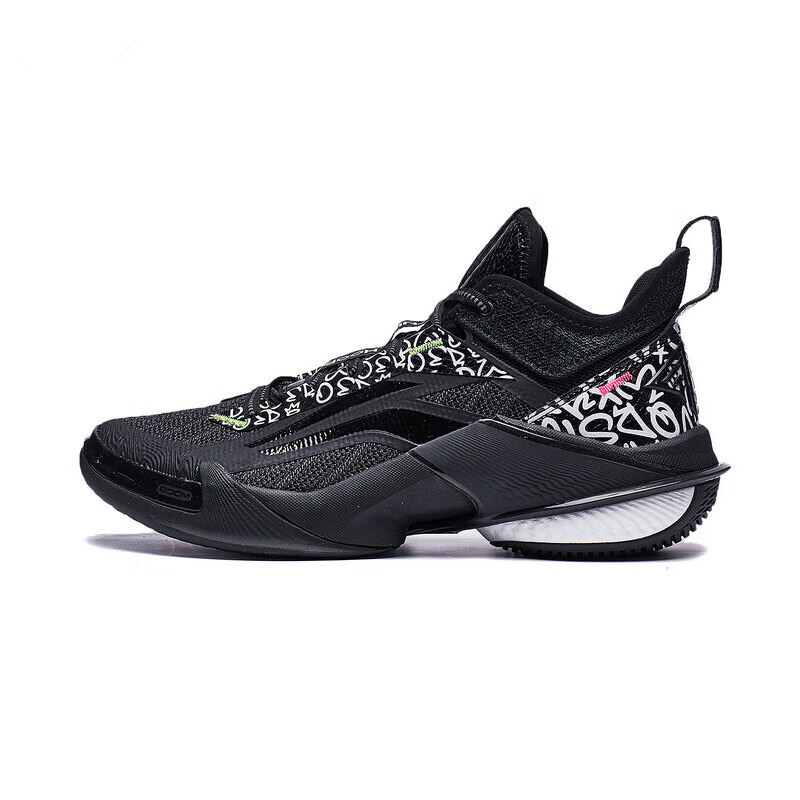 Basketballshoe "Power" 10 Premium - black - ABAT089-7 47 2/3 -US 13  -305 