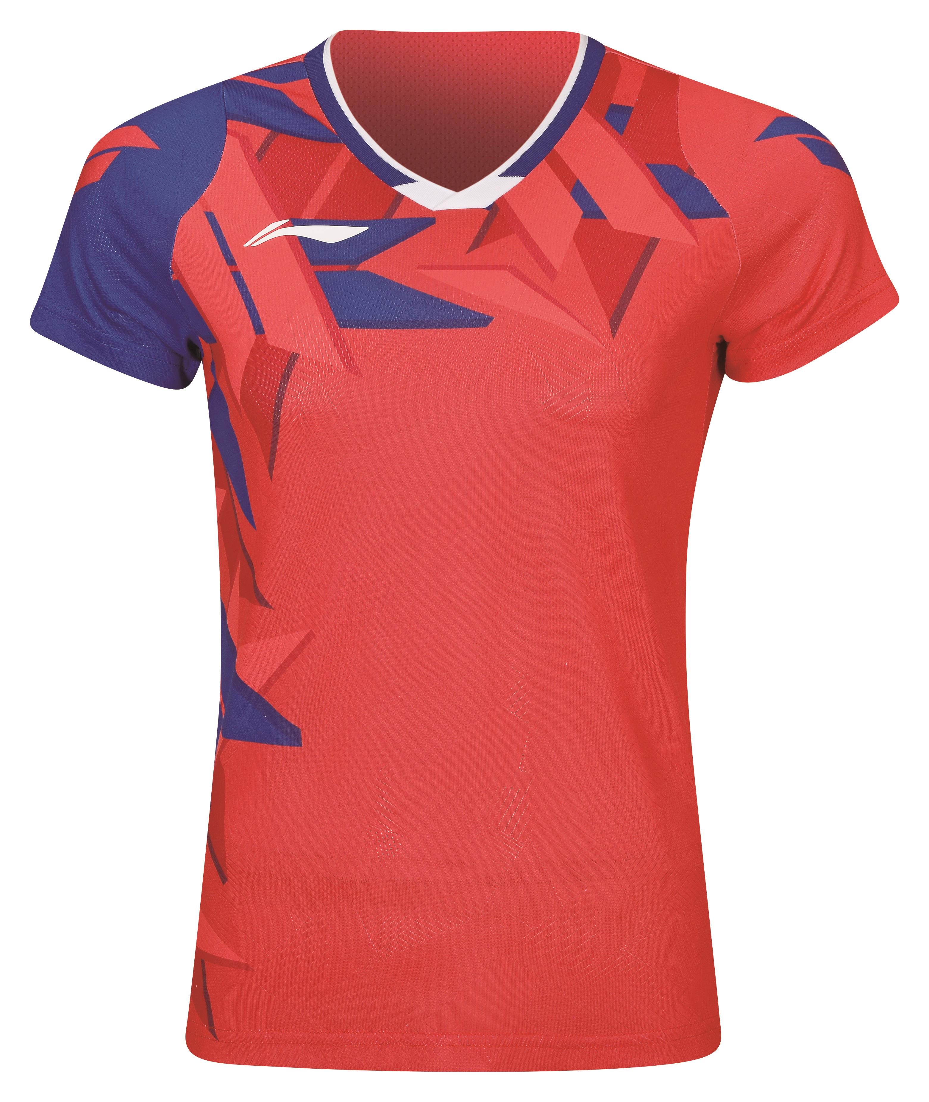 Women Competition shirt 5-Stars "International Players" Red - AAYS244-2