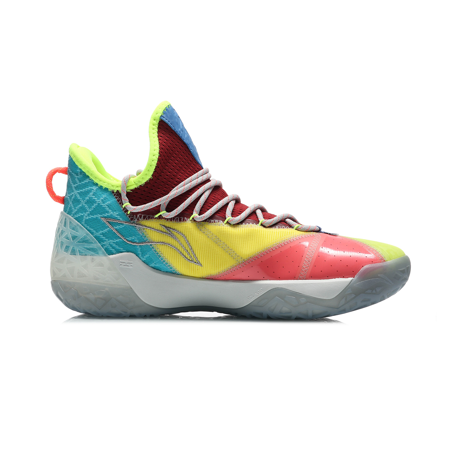 Basketballschuh Wade Fission lite green/yellow/red - ABPQ025-3 47 2/3 -US 13  -305 