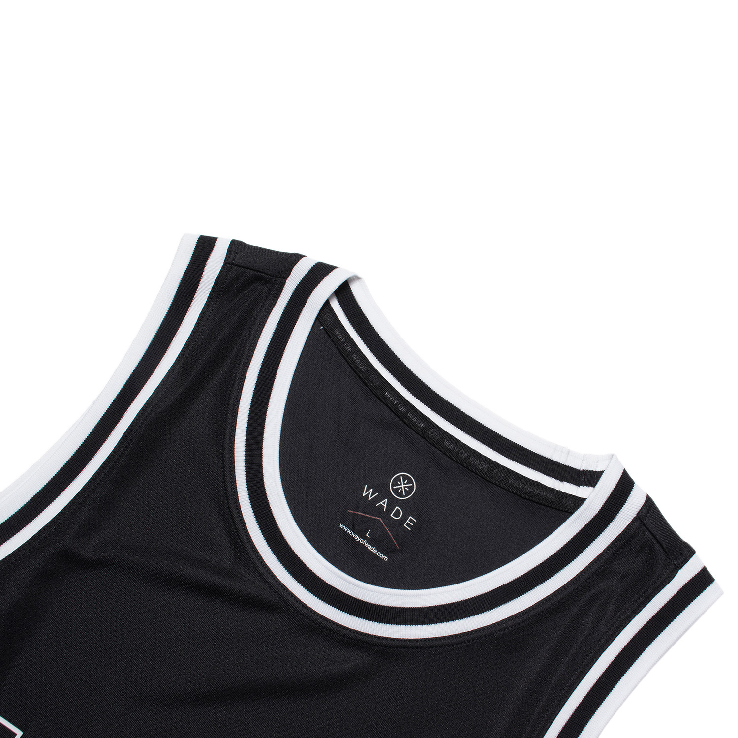 Unisex Basketball-Competition Top "Wade-Style" black-white - AAYT051-14 5XL = 4XL EU