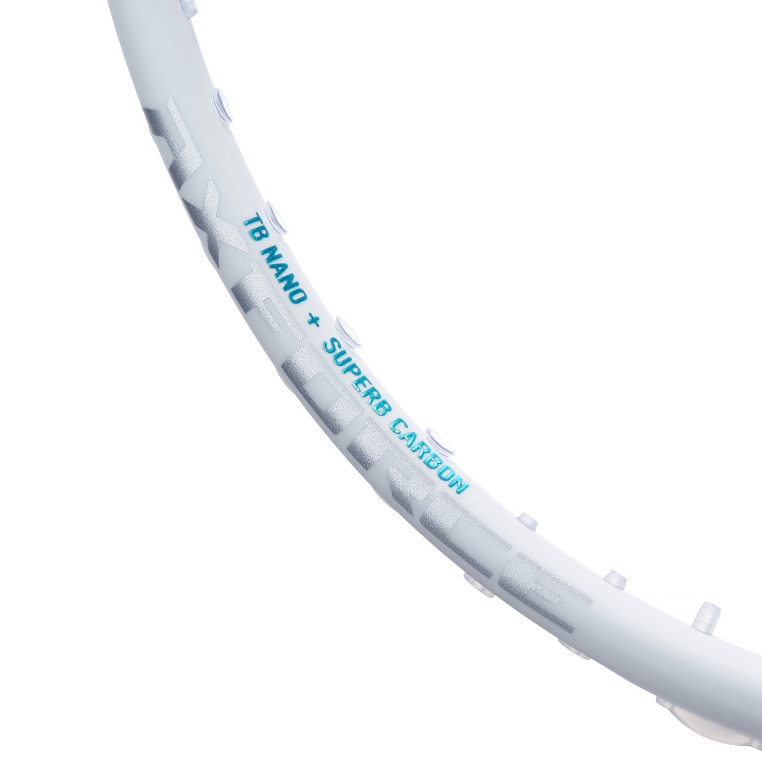 Badmintonracket AXFORCE 60 (5U) White - unstrung - AYPT055-1